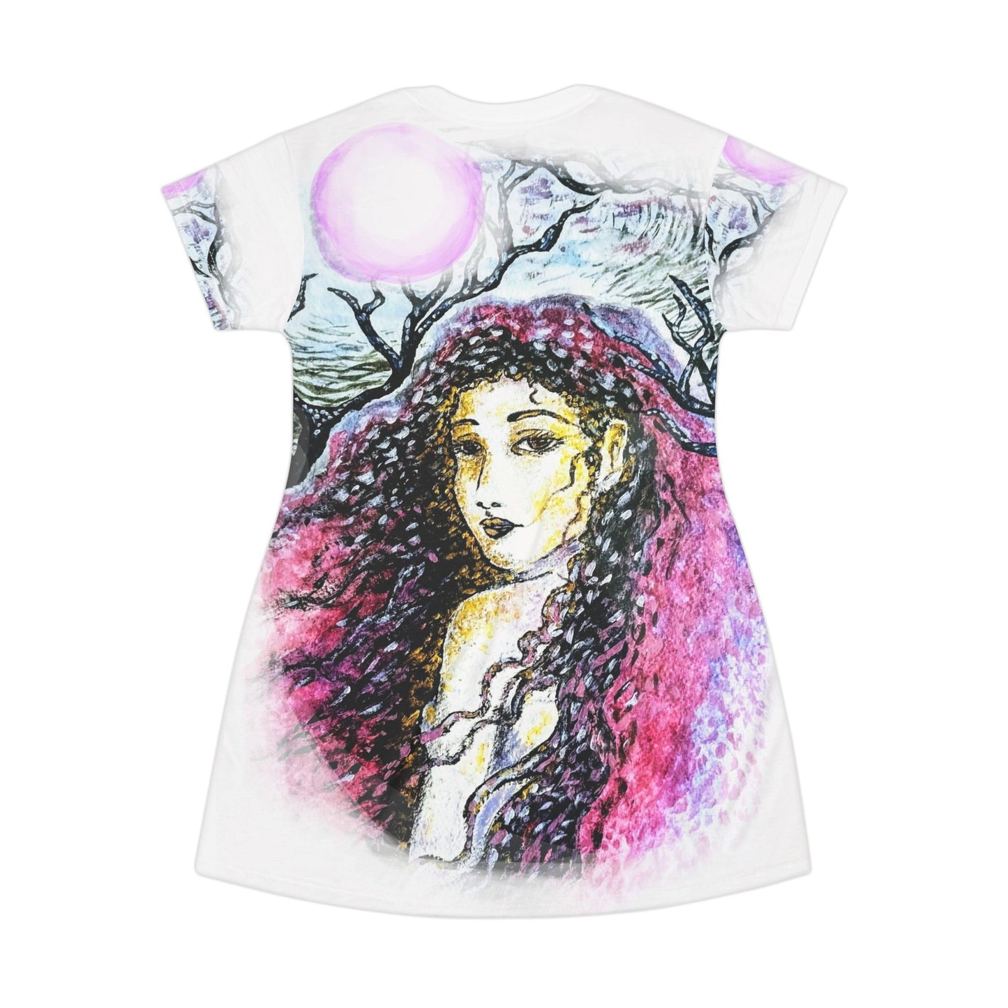 Thru the Wilderness: T-Shirt Dress (AOP)