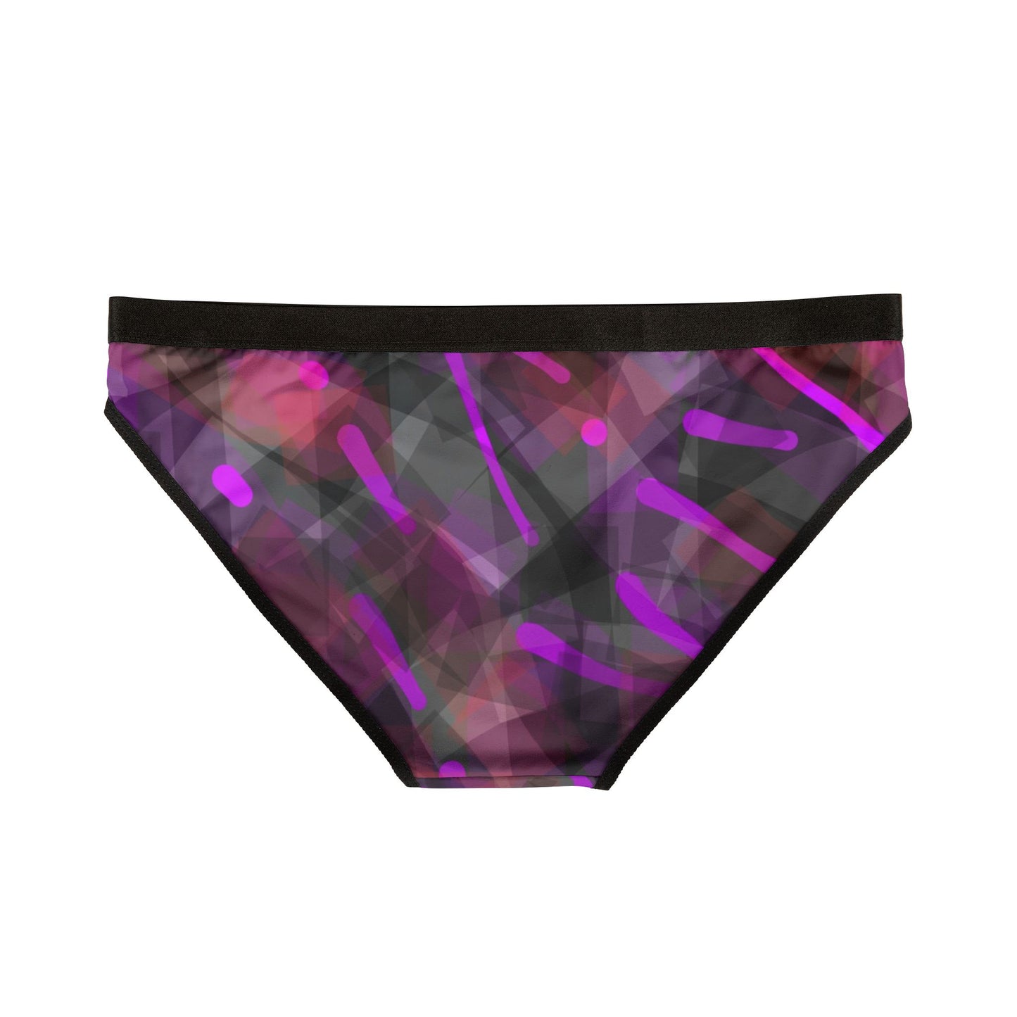 Classy Joint: Stylish Women's Underwear with Abstract Purple Design