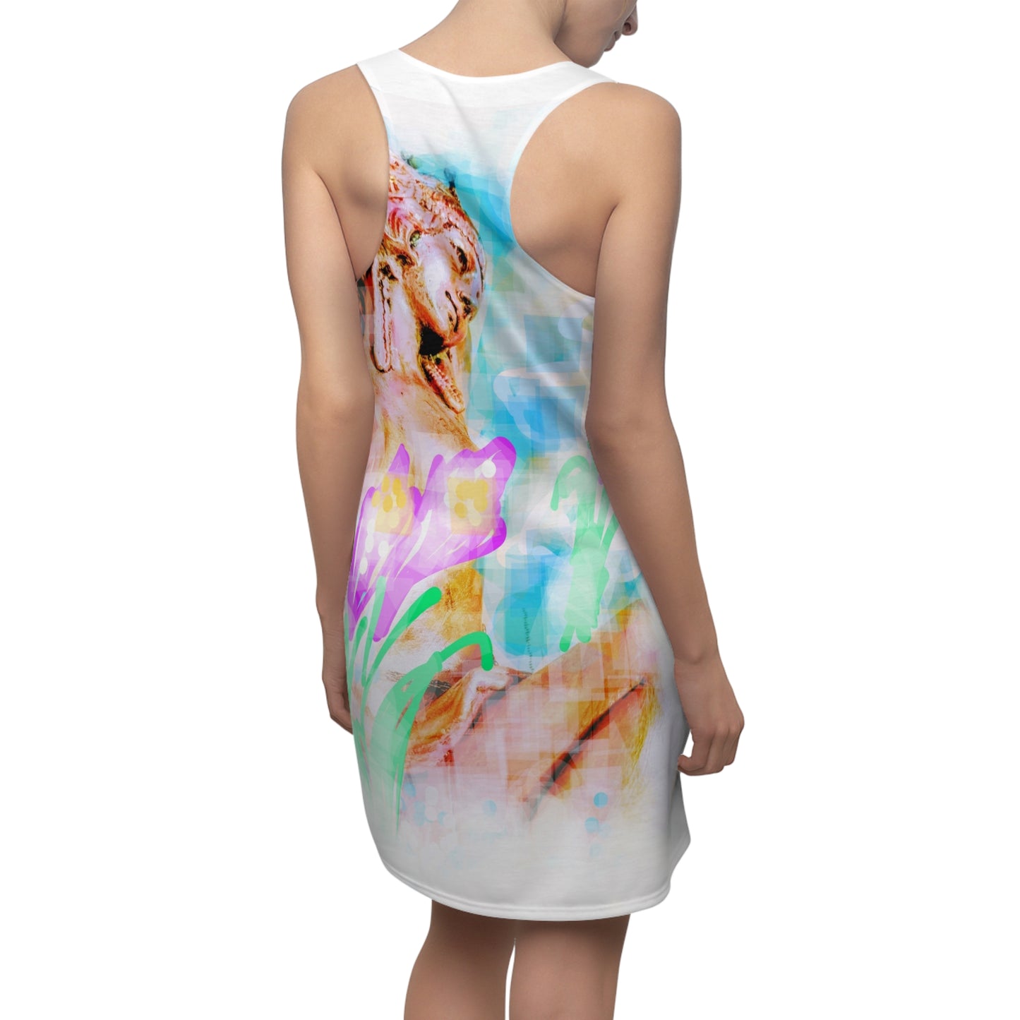 Adore: Women's Cut & Sew Racerback Dress (AOP)