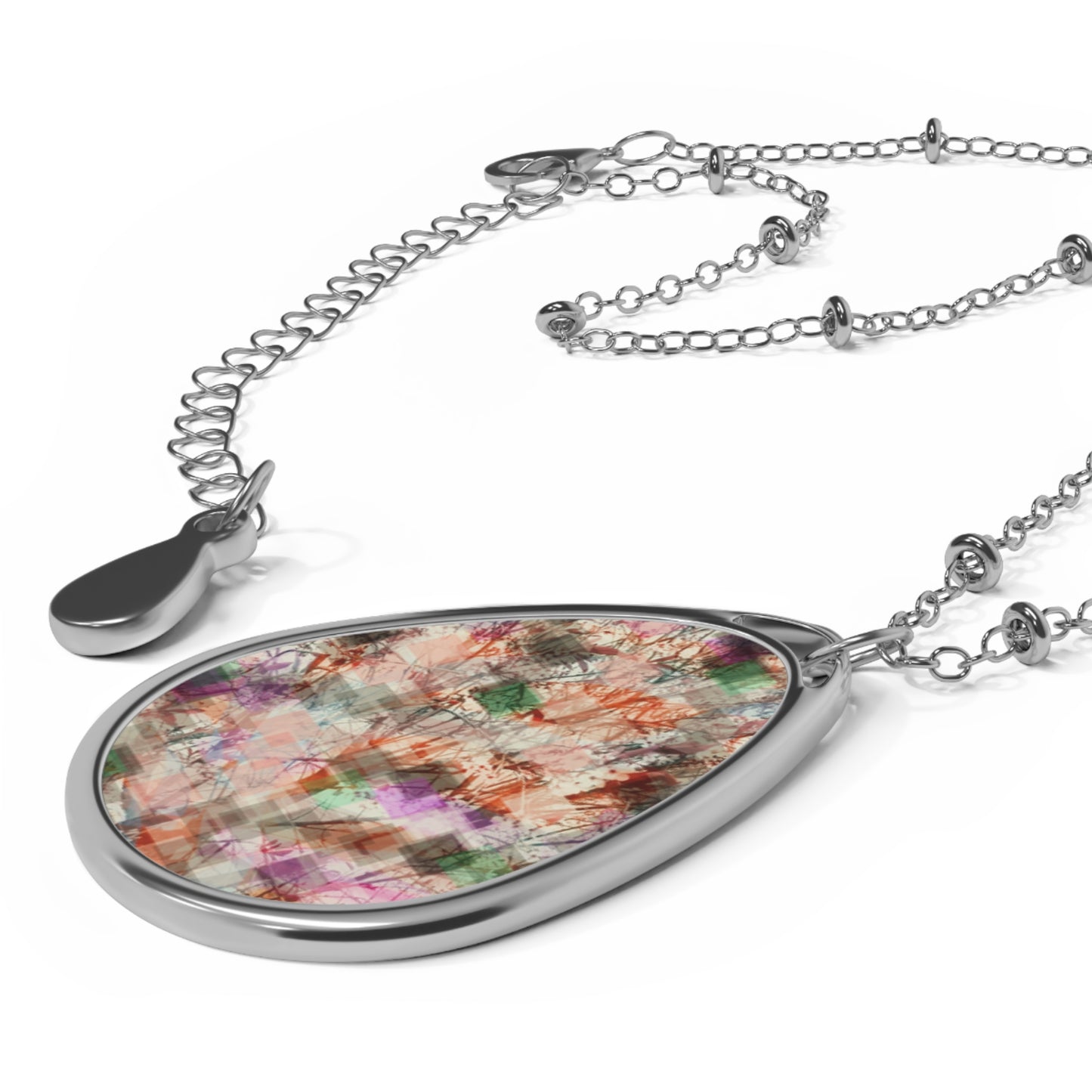 Dorothy: Romantic Elegant Oval Botanical Necklace - Perfect for Nature Lovers & Special Occasions