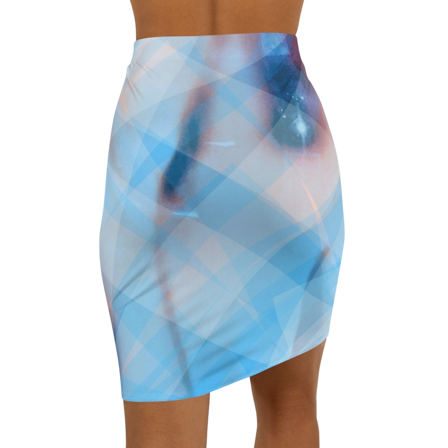 Cool Cool: Women's Mid-Waist Pencil Skirt (AOP)