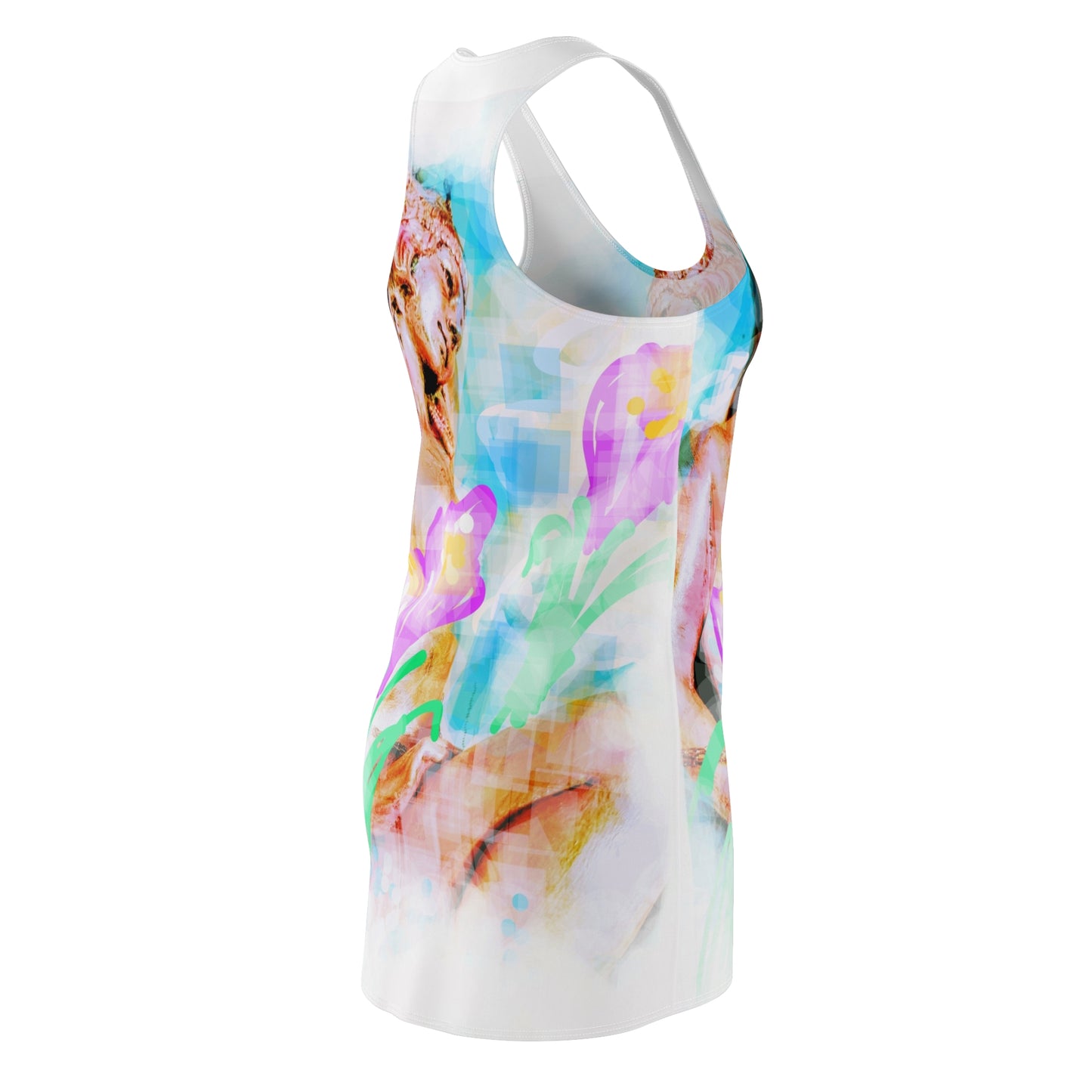 Adore: Women's Cut & Sew Racerback Dress (AOP)