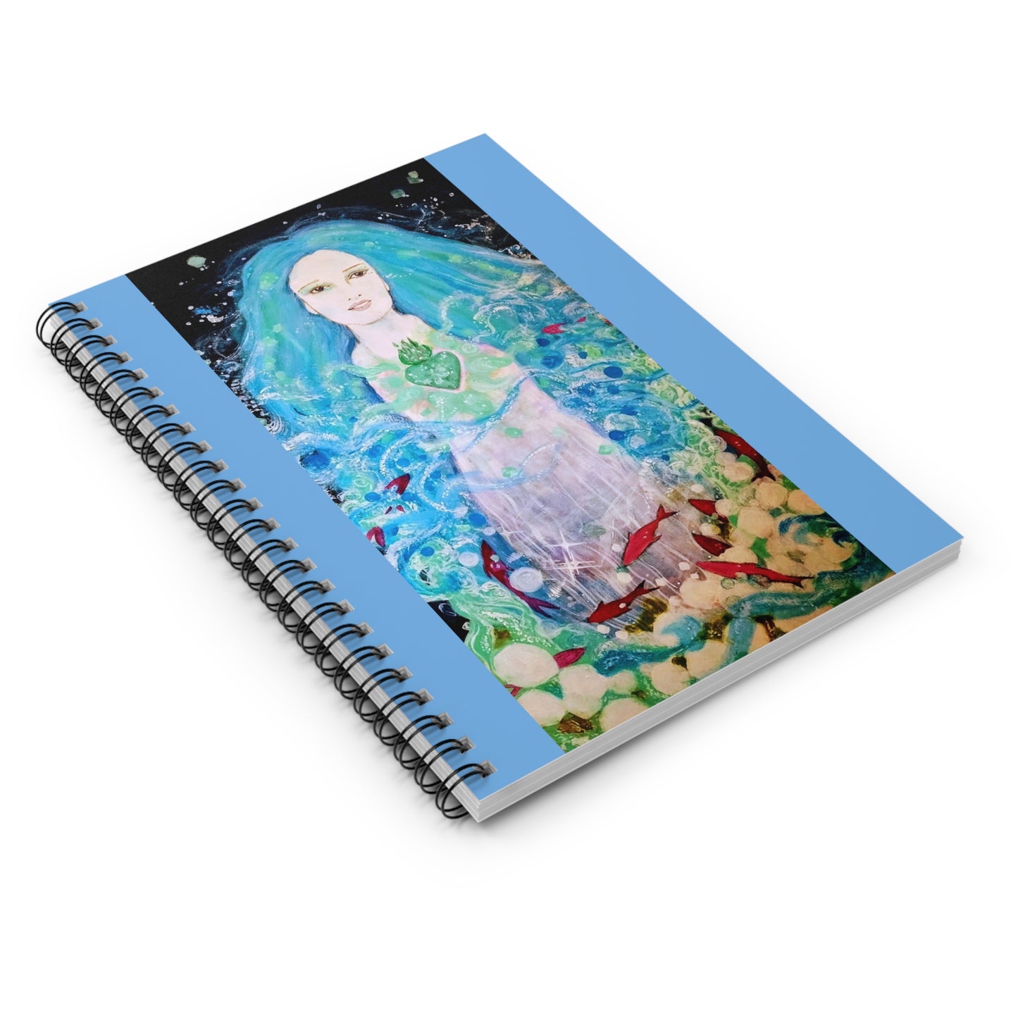 Waterfall Nymph: Spiral Notebook - Ruled Line