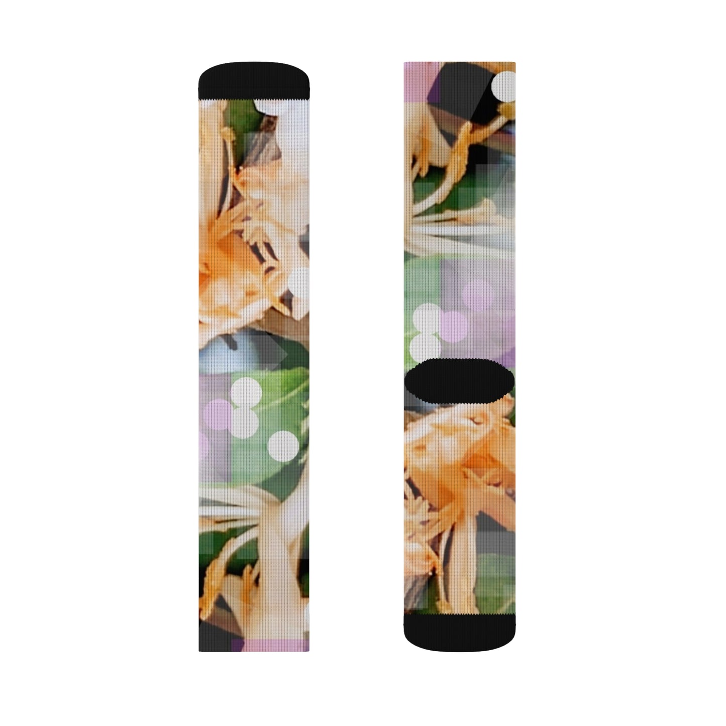 Honey Creme: Sublimation Socks