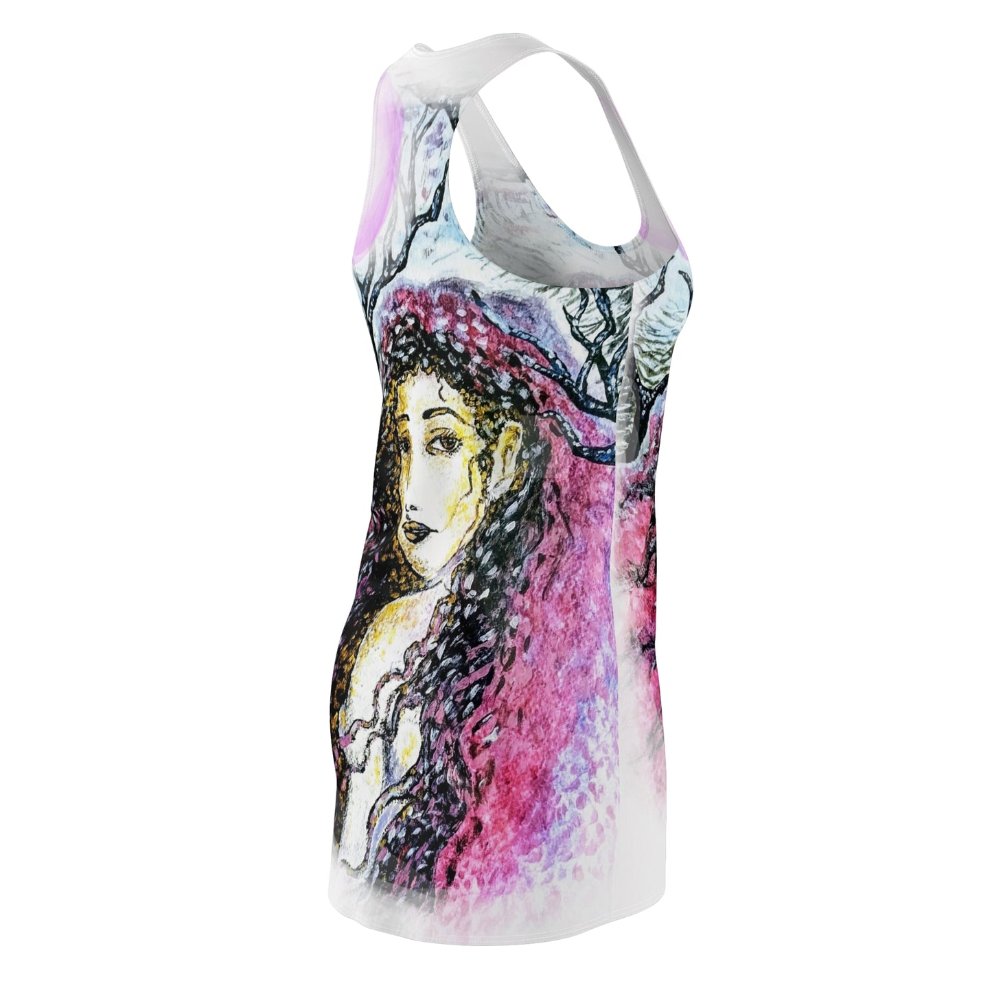 Thru the Wilderness: Women's Cut & Sew Racerback Dress (AOP)