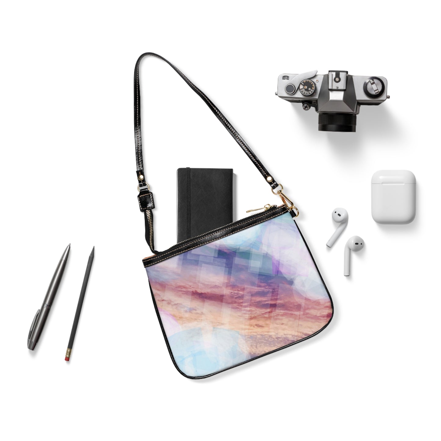 Andromeda: Chic Small Shoulder Bag | Serene Handbag for Everyday Use, Stylish Purse, Faux Leather Gift for Her, Boho Fashion Accessory, Travel Essentials