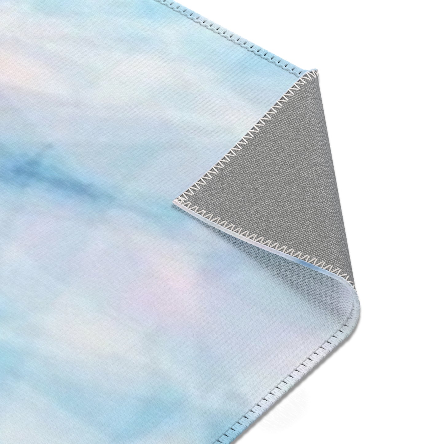 Blue Sugar: (48"x72") Ethereal Aesthetic Area Rug, Soft Abstract Rug for Home Decor, Living Room Accent, Cozy Bedroom Mat, Unique Housewarming Gift