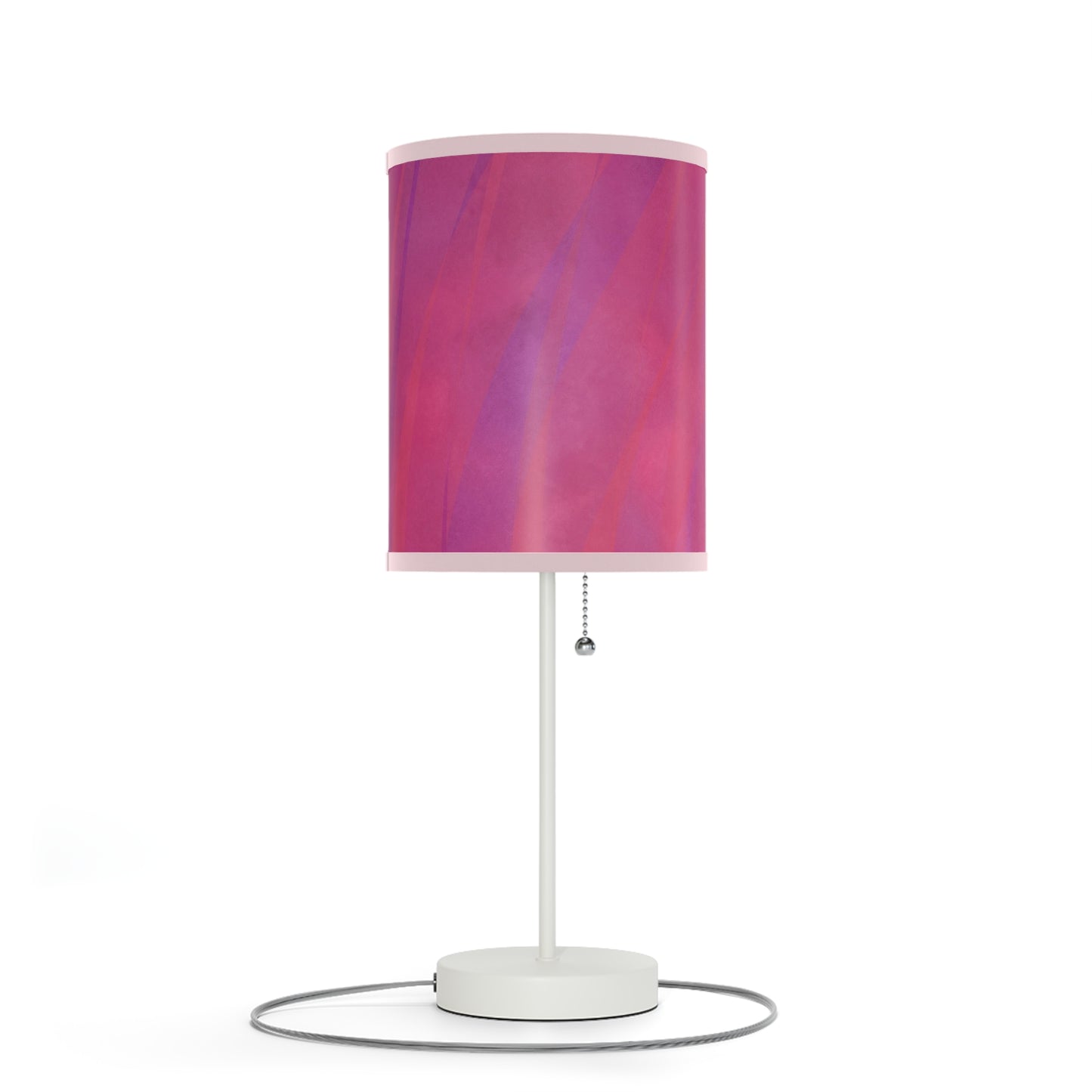 Sophia: Pink Trim; Modern Pink Gradient Table Lamp - Stylish Home Decor for Cozy Vibes