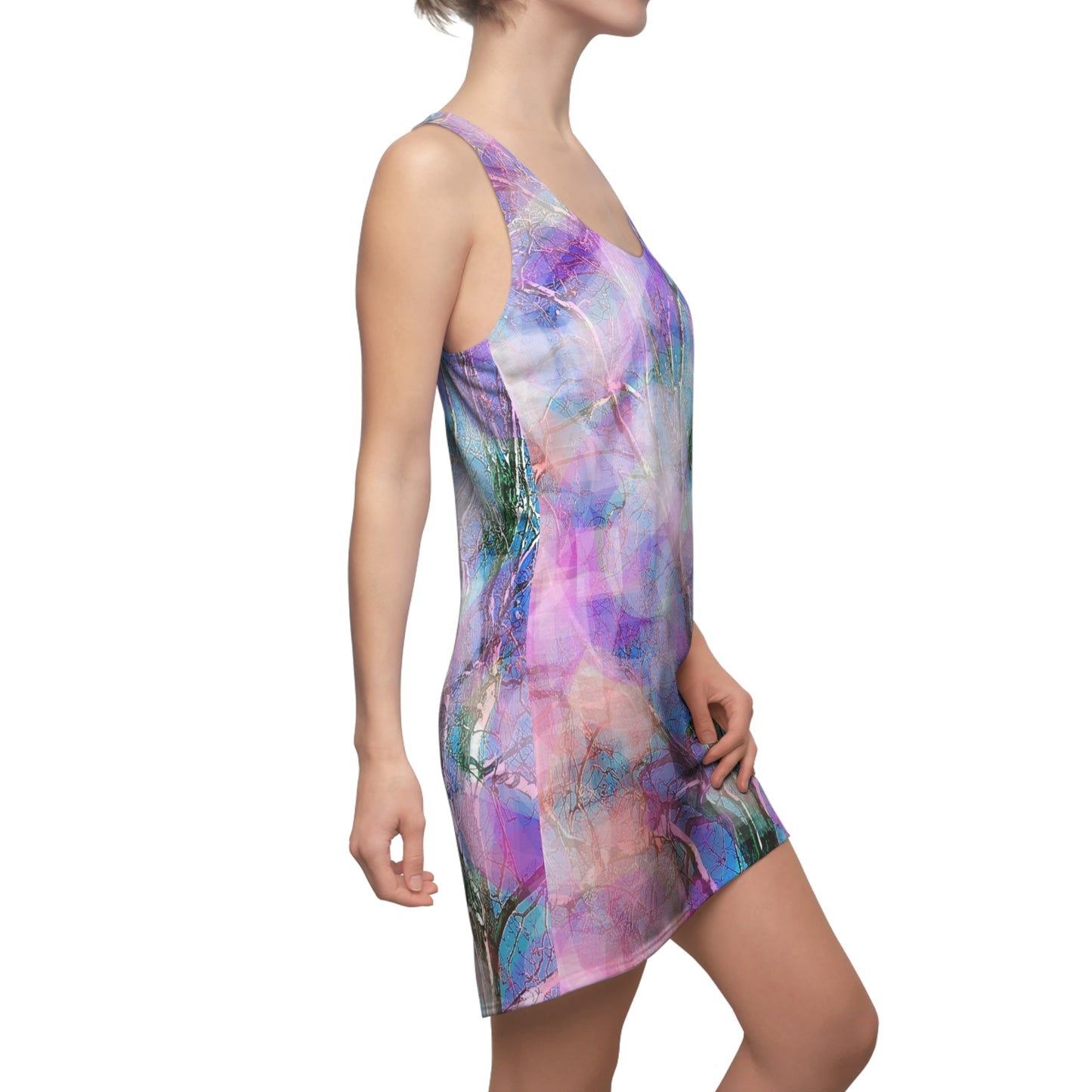 Woo hoo : ) Women's Cut & Sew Racerback Dress (AOP)