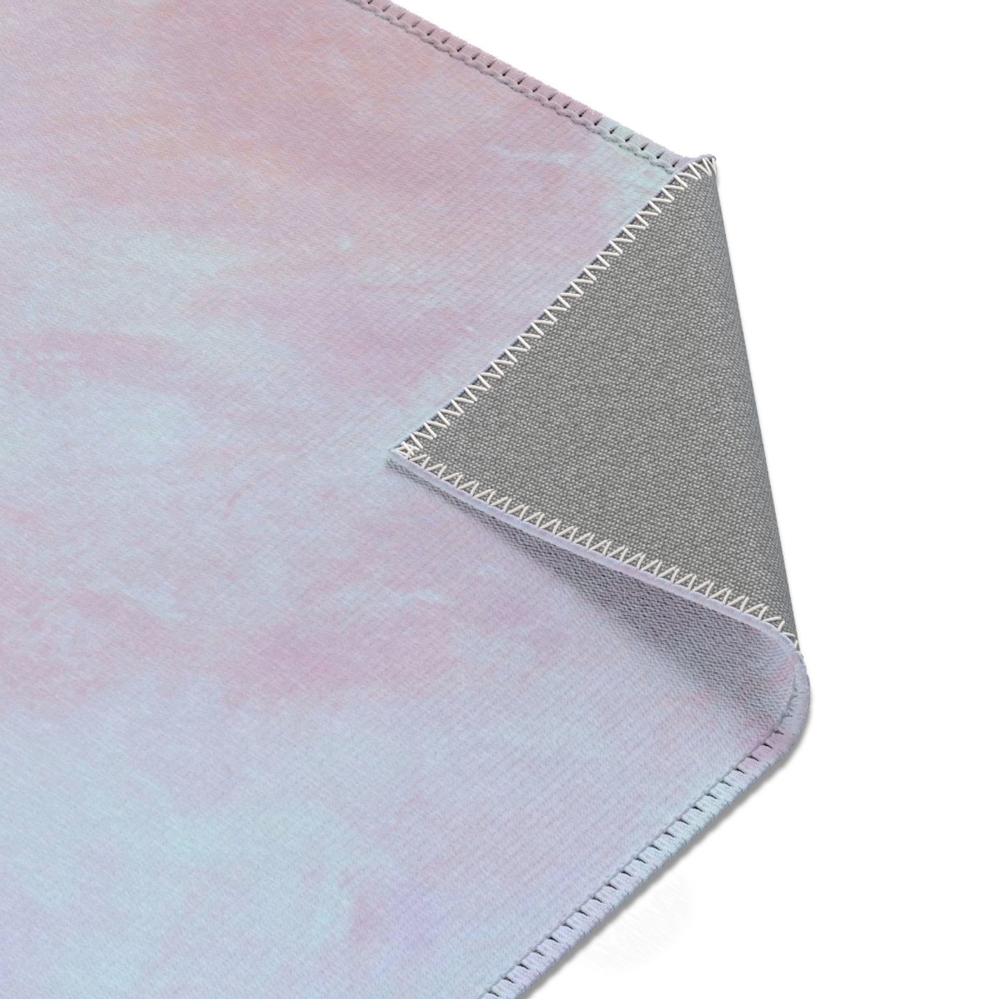 Summit of Love: (24"x36") Pastel Abstract Area Rug, Soft Touch, Cozy Living Room Decor, Home Interior, Non-Slip Mat, Stylish Room Accent, Modern Carpet