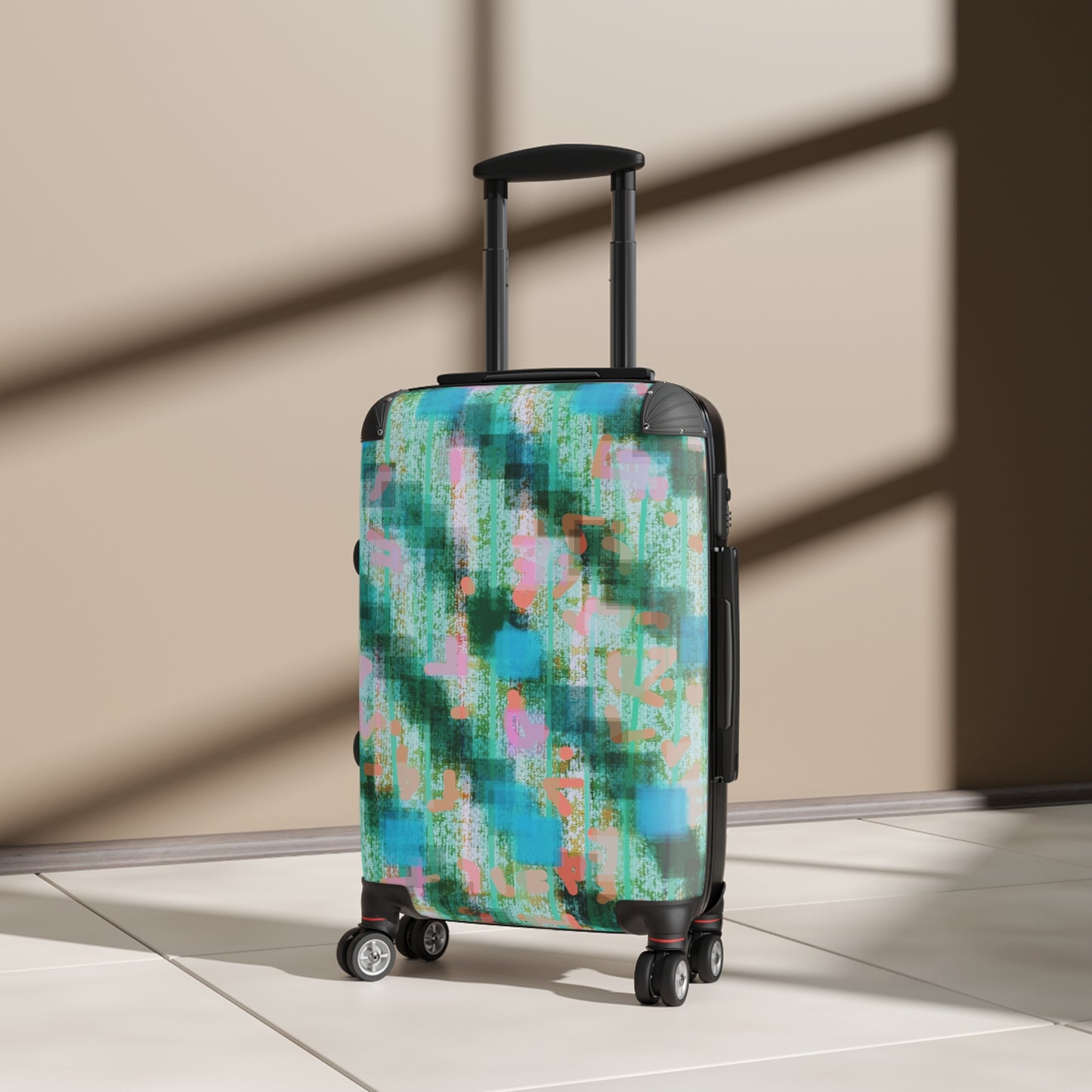 Tuesday Afternoon: Colorful Abstract Luggage Suitcase - Travel in Style