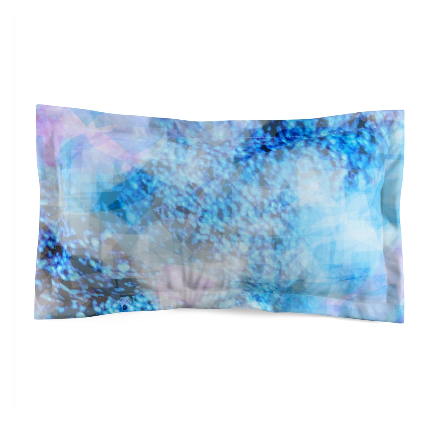 Sapphire Softly: Microfiber Pillow Sham; King