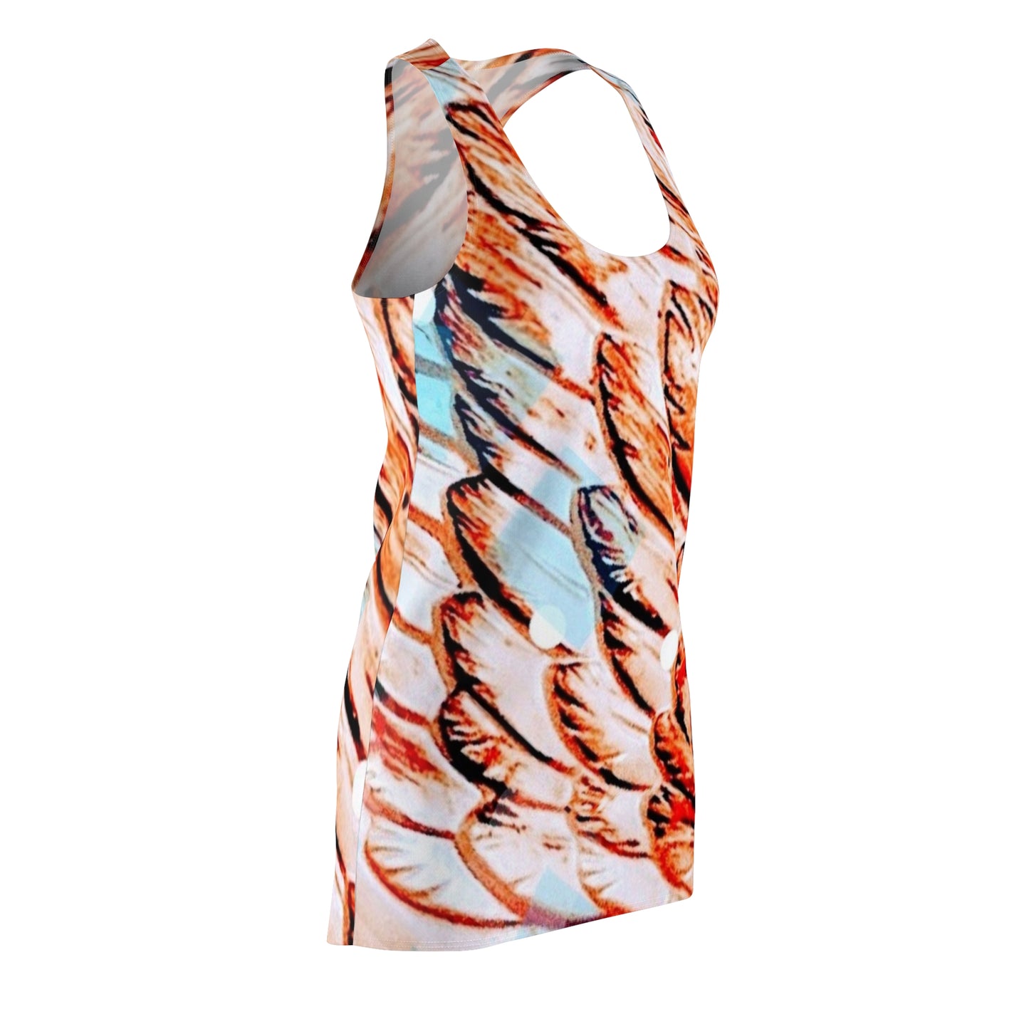 Swan: Women's Cut & Sew Racerback Dress (AOP)