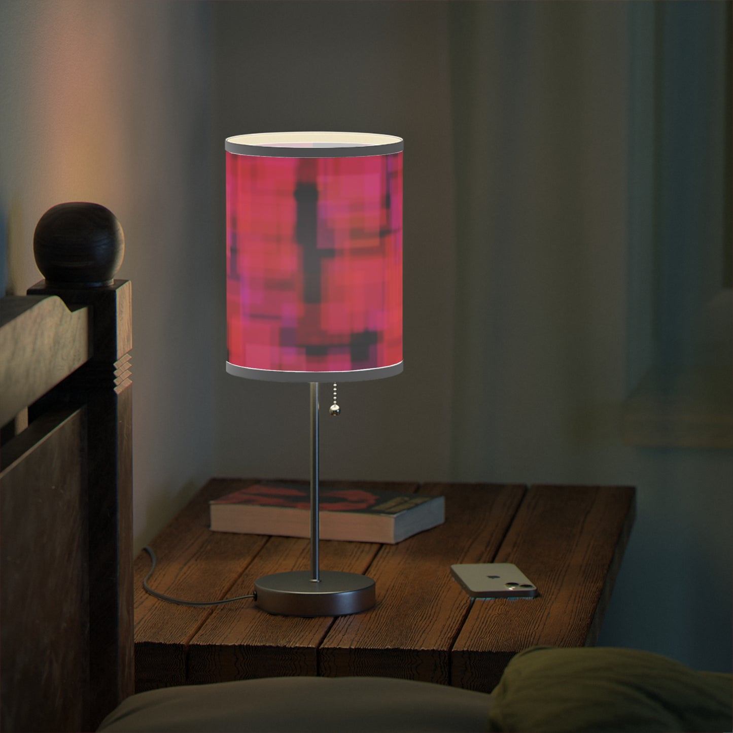 Amaltheia: WH Trim Vibrant Abstract Table Lamp – Modern Lighting Decor, Bedroom Accent Light, Coffee Table Decor, Gift for Home, Artistic Lamp