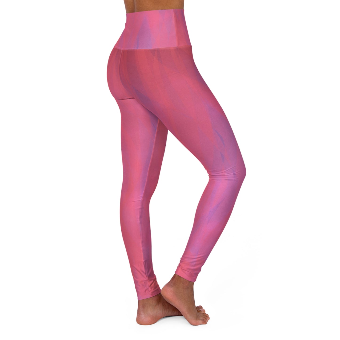 Aphrodite: High Waisted Fashion Leggings - Stylish Workout Tights, Activewear for Fitness, Comfortable Yoga Pants, Gift for Athletes, Pink Leggings, Streetwear