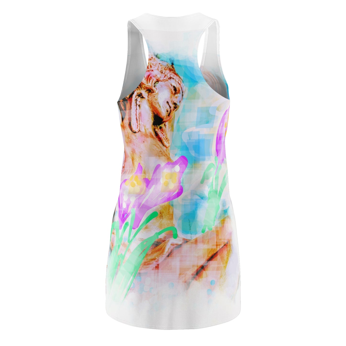 Adore: Women's Cut & Sew Racerback Dress (AOP)