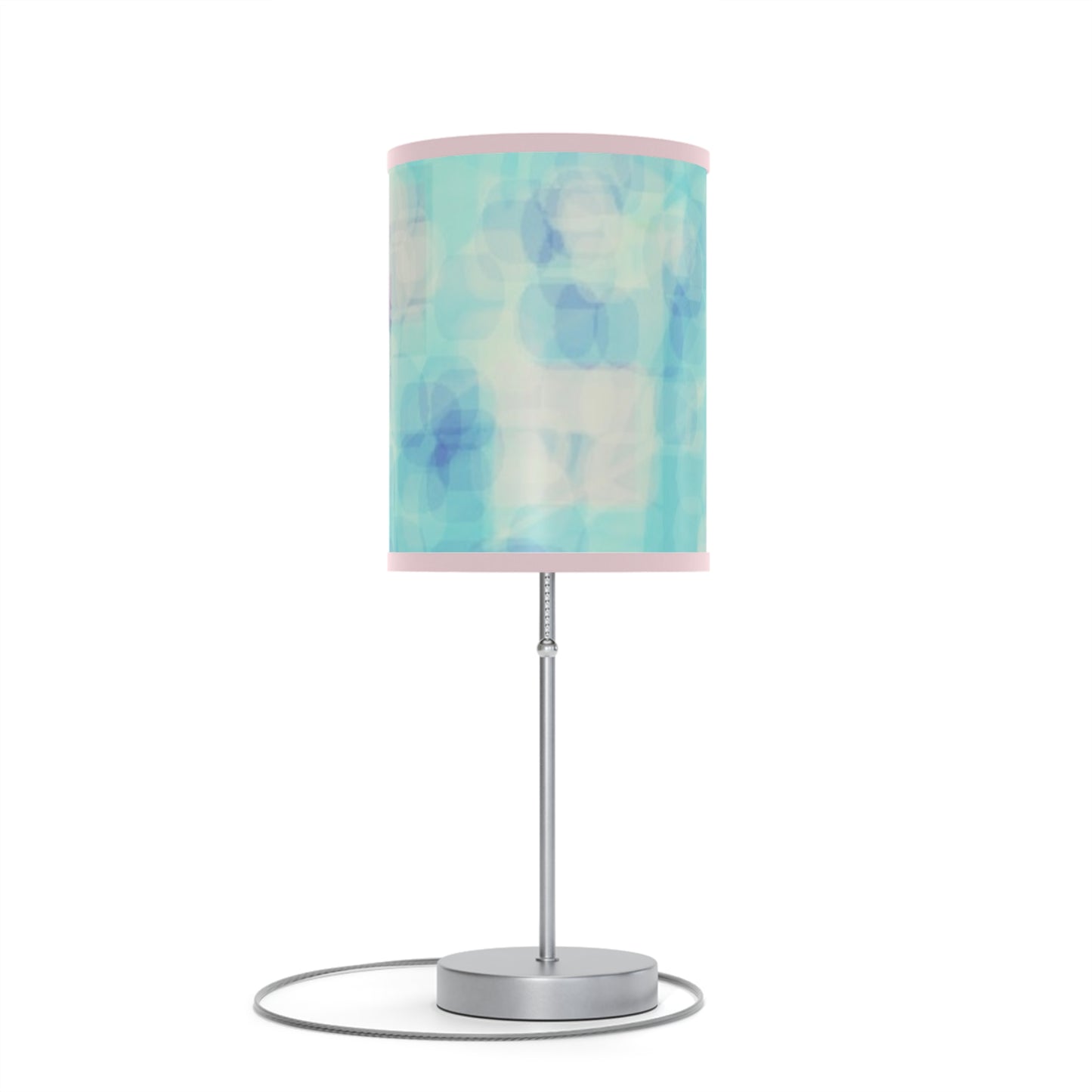 Celia: {Pink Trim} Tranquil Table Lamp, Soft Ambiance Light, Bedroom Decor, Modern Home Accent, Stunning Gift for Her, Desk Lighting