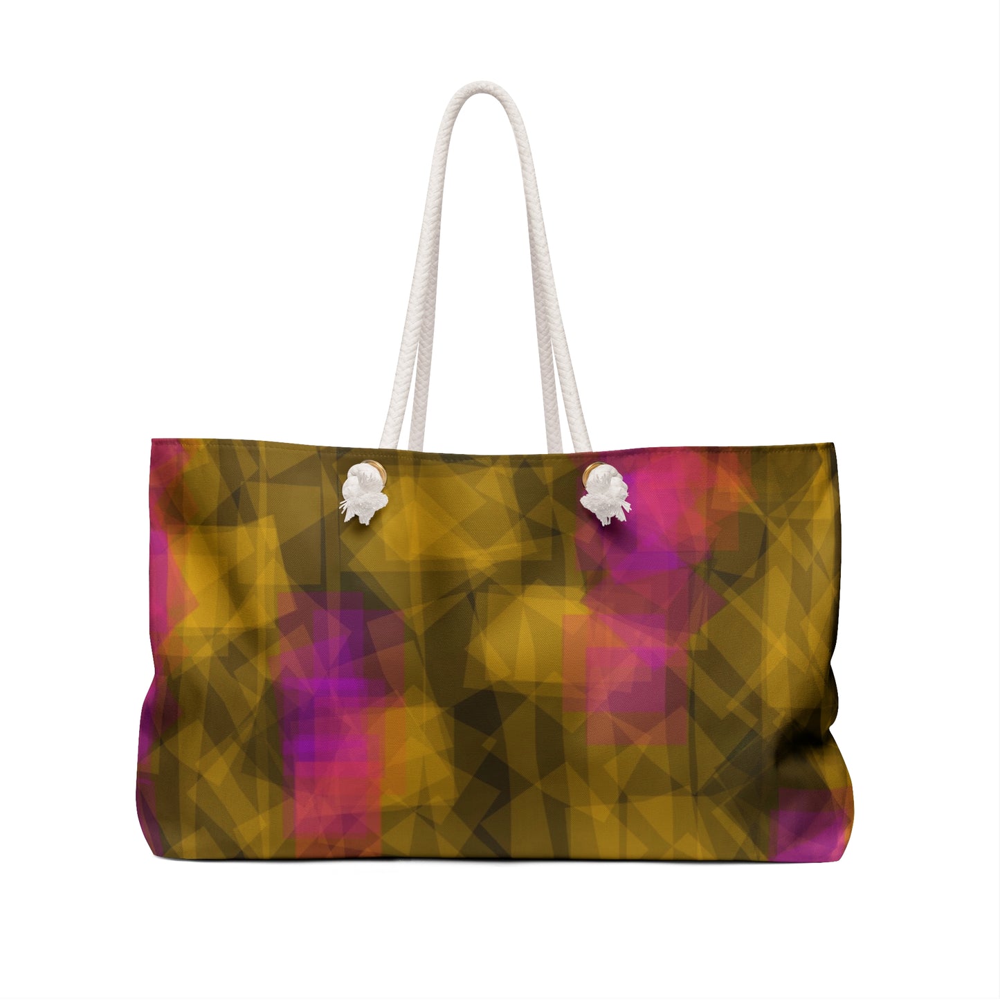 Bom: Vibrant Abstract Weekender Bag for Travel and Leisure