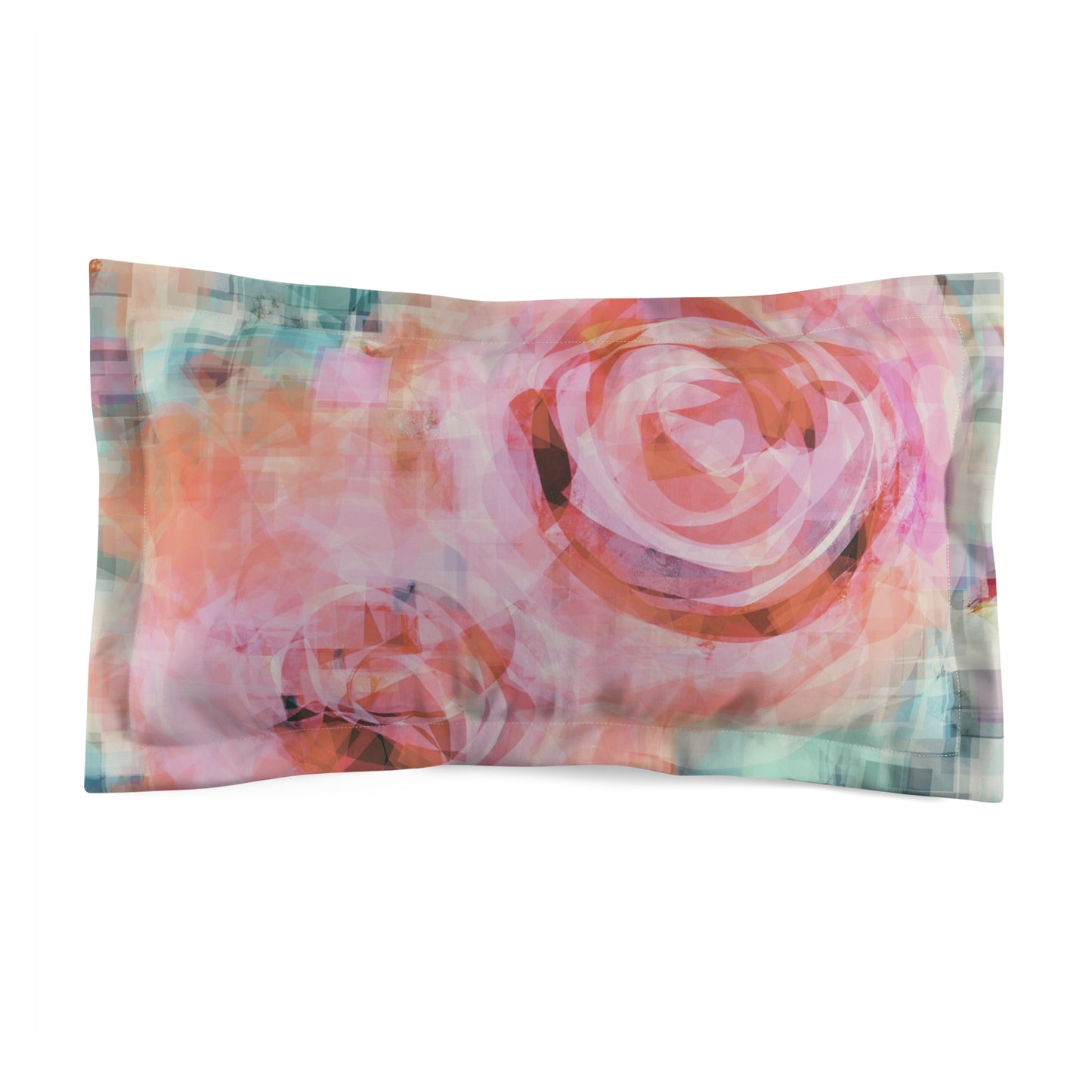 Lana: Floral Microfiber Pillow Sham - Soft, Vibrant Bedding for Relaxing Spaces