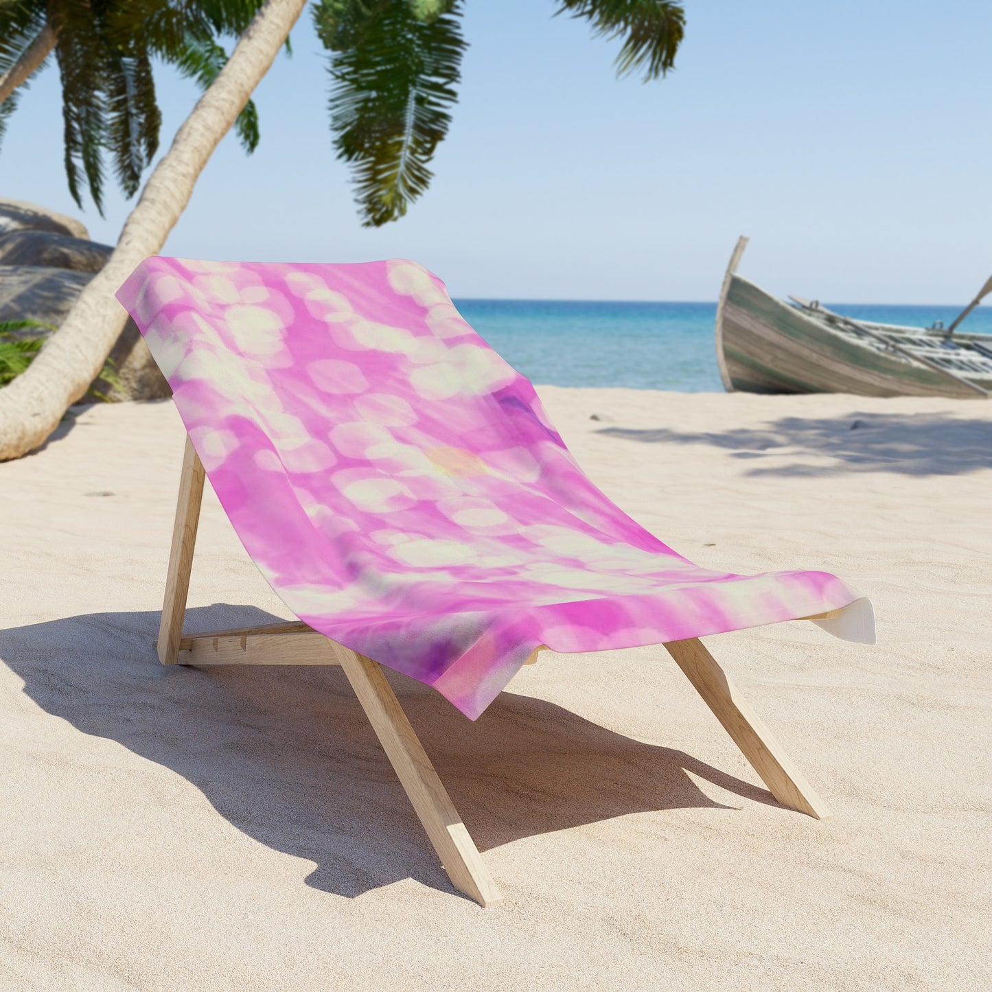 Anew: Vibrant Abstract Beach Towel, Colorful Pool Accessory, Summer Essential, Vacation Must-Have, Gift for Beach Lovers