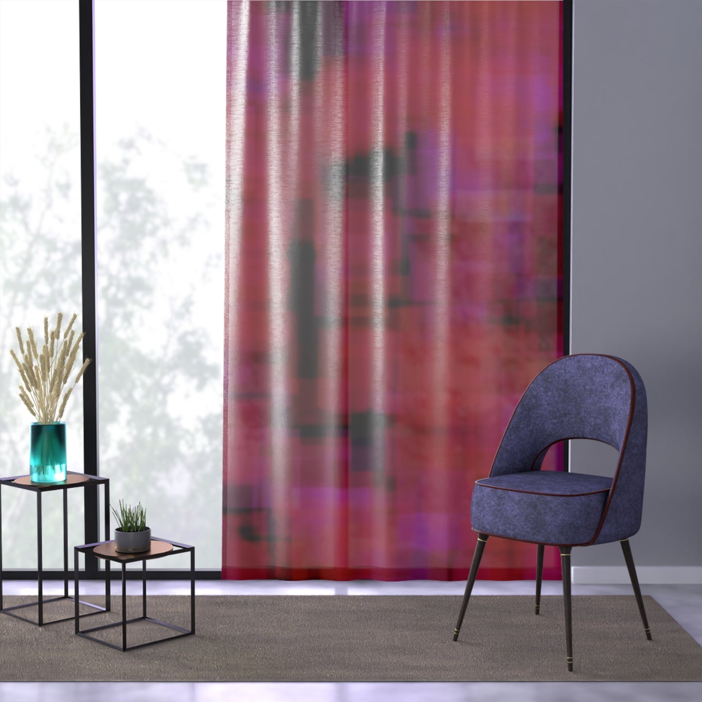 Amaltheia: Sheer Mystical Modern Curtains, Love Essence