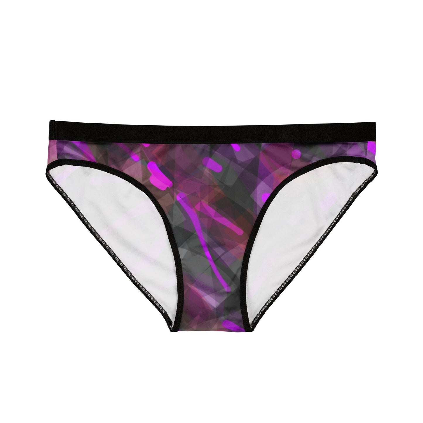 Classy Joint: Stylish Women's Underwear with Abstract Purple Design