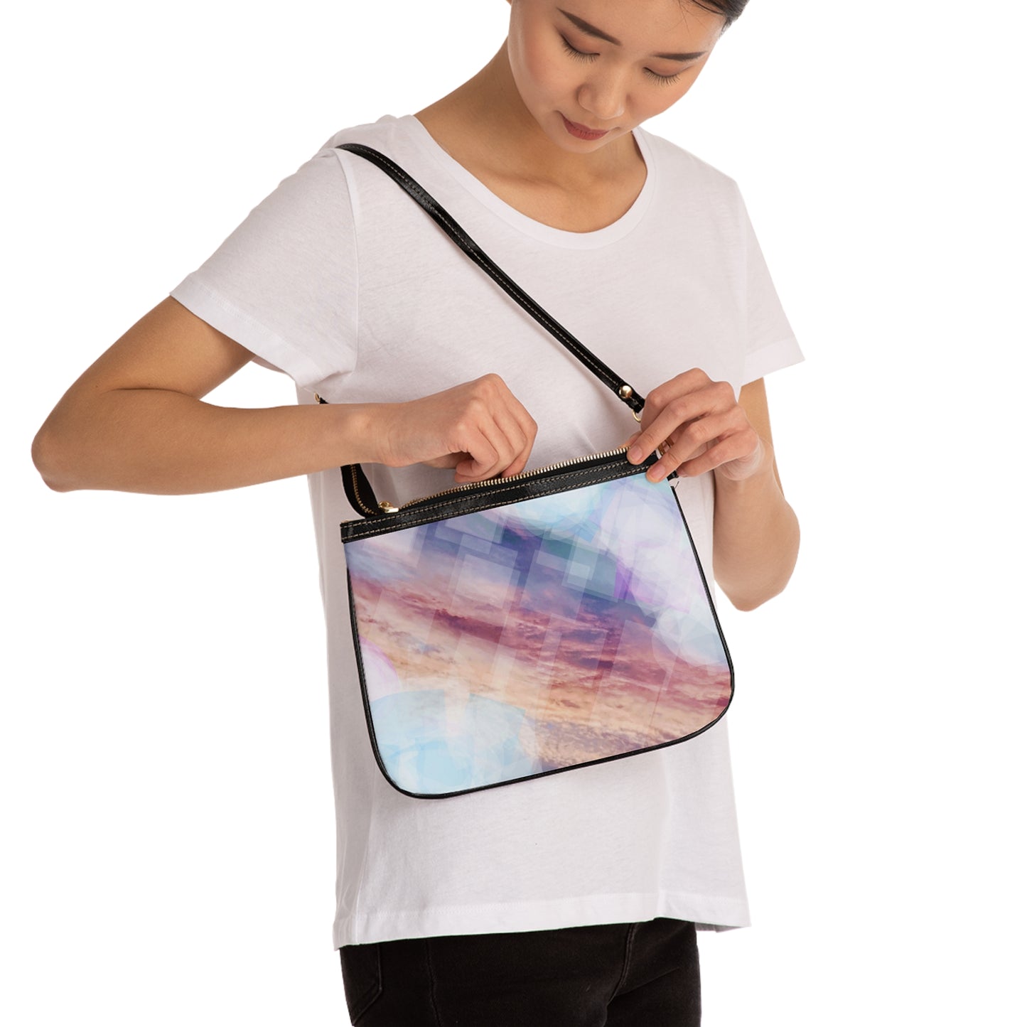Andromeda: Chic Small Shoulder Bag | Serene Handbag for Everyday Use, Stylish Purse, Faux Leather Gift for Her, Boho Fashion Accessory, Travel Essentials