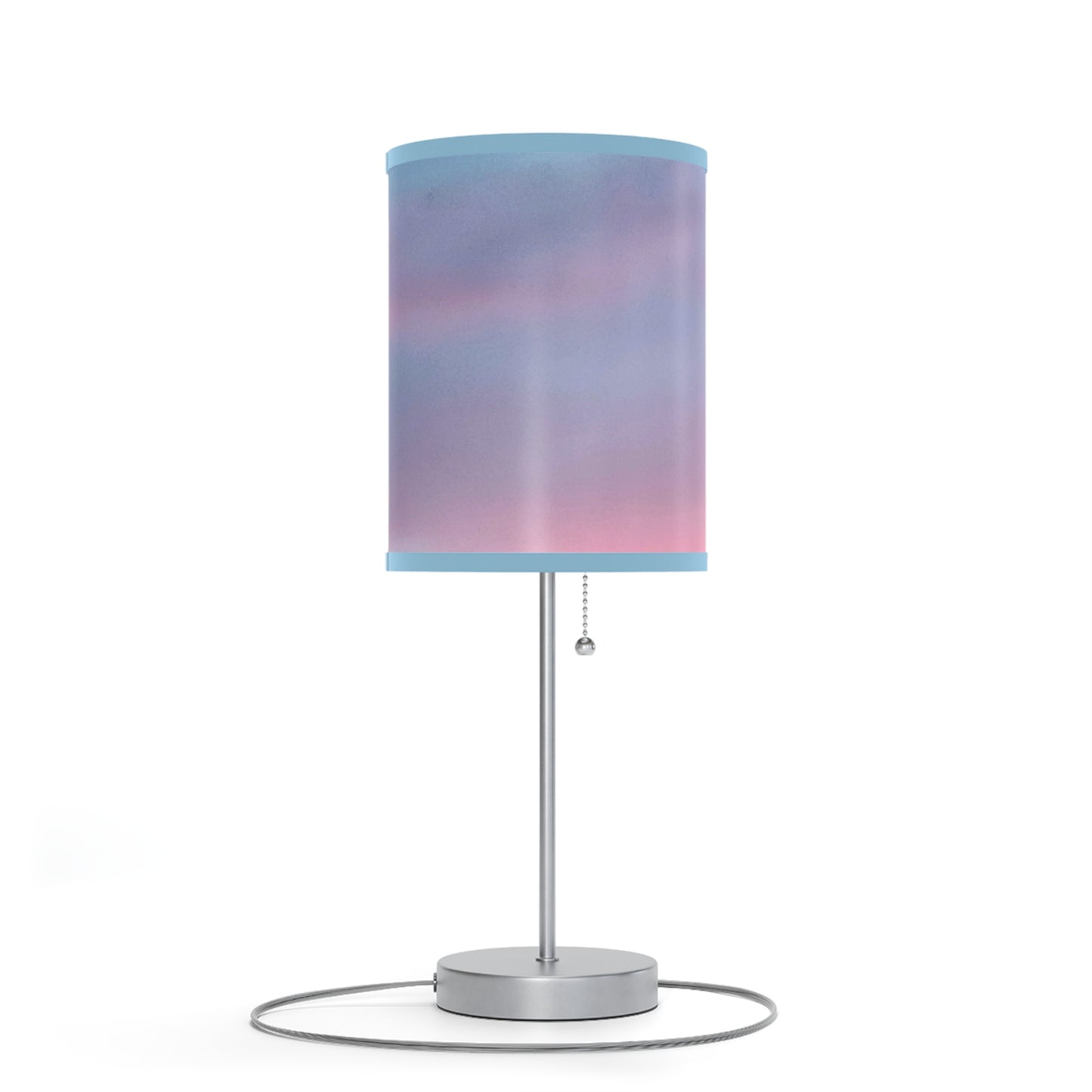 Soothing Sky: Light Blue Trim; Tranquil Sunset Table Lamp, Soft Glow Nightlight, Modern Home Décor, Perfect Gift for Housewarming, Relaxing Atmosphere, Bedroom Lighting