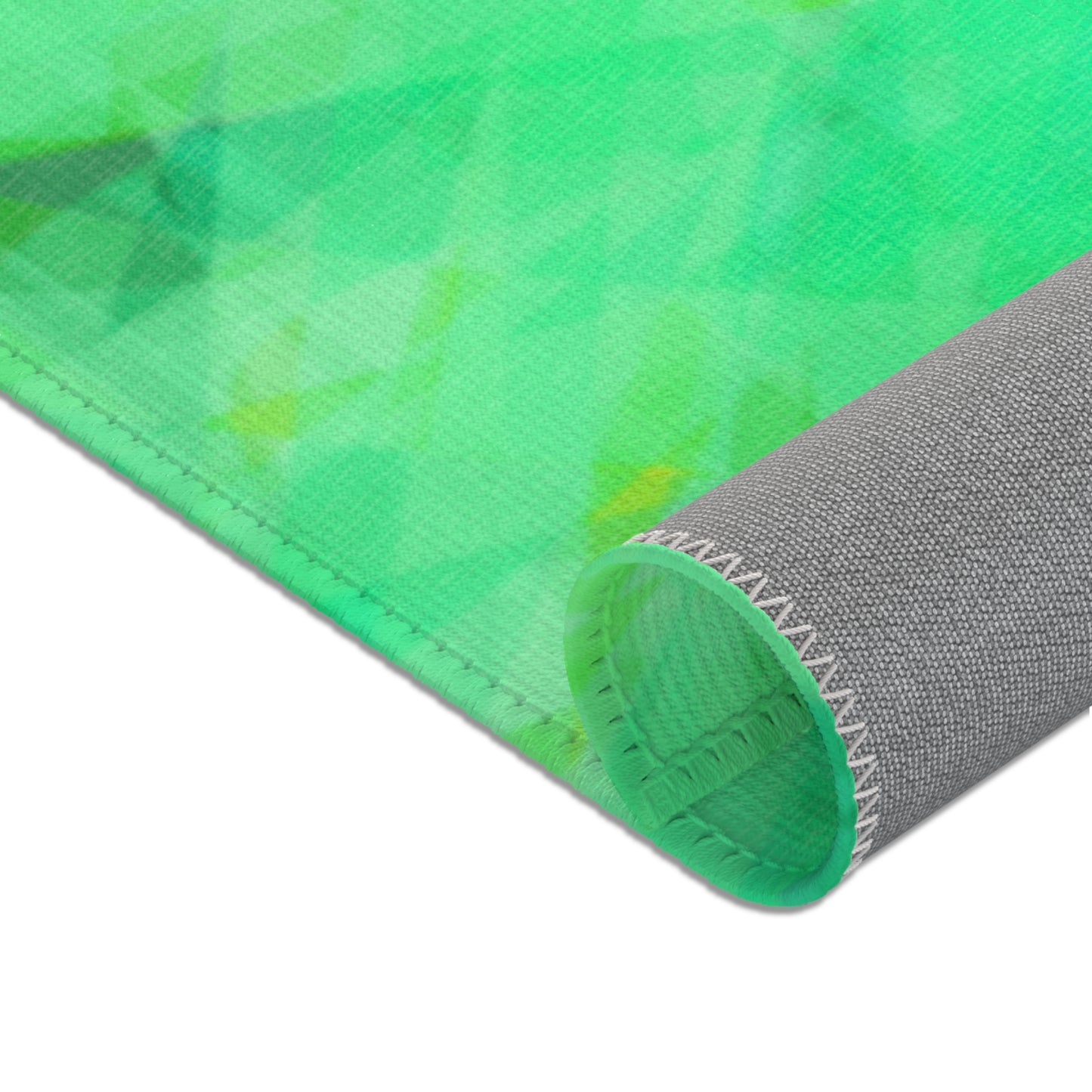 Elevation Station: 24"x36" Vibrant Green tones Area Rugs for Cozy Living Spaces, Green Geometric Floor Decor, Home Accessories, Gifts for Housewarming, Modern Rugs