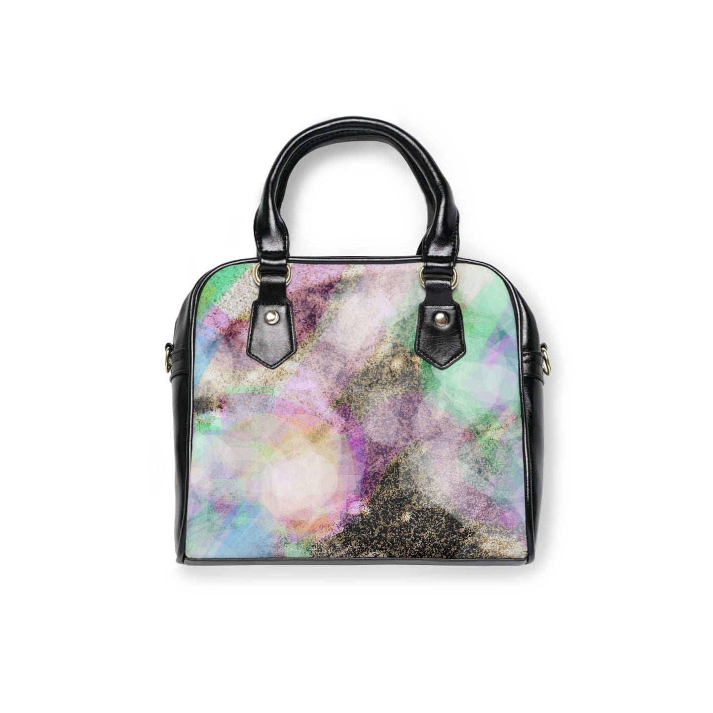Bliss Rays: Chic Abstract Shoulder Handbag - Stylish & Versatile Tote for Everyday Use