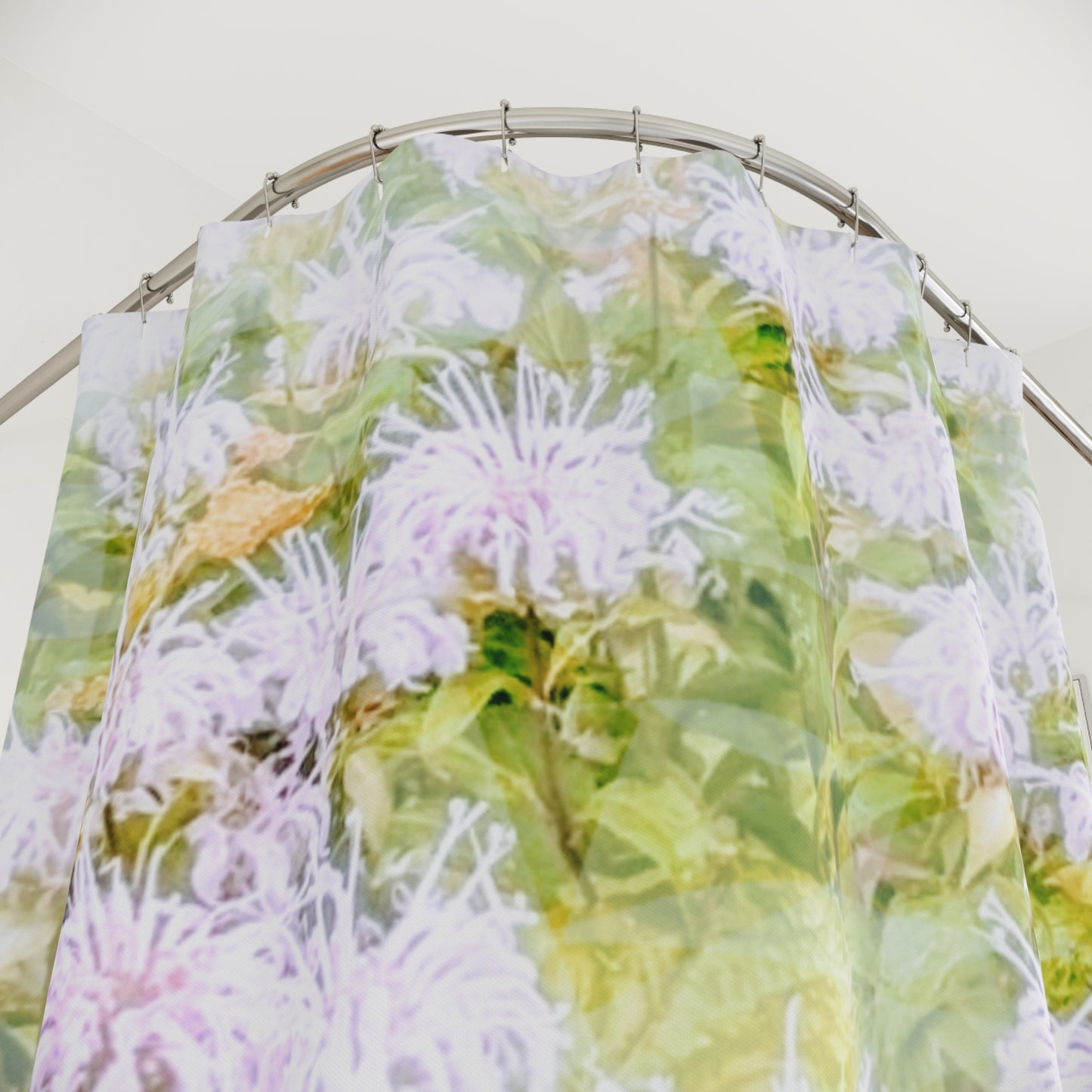 Soft Flowerbed: Shower Curtains 71"x74"