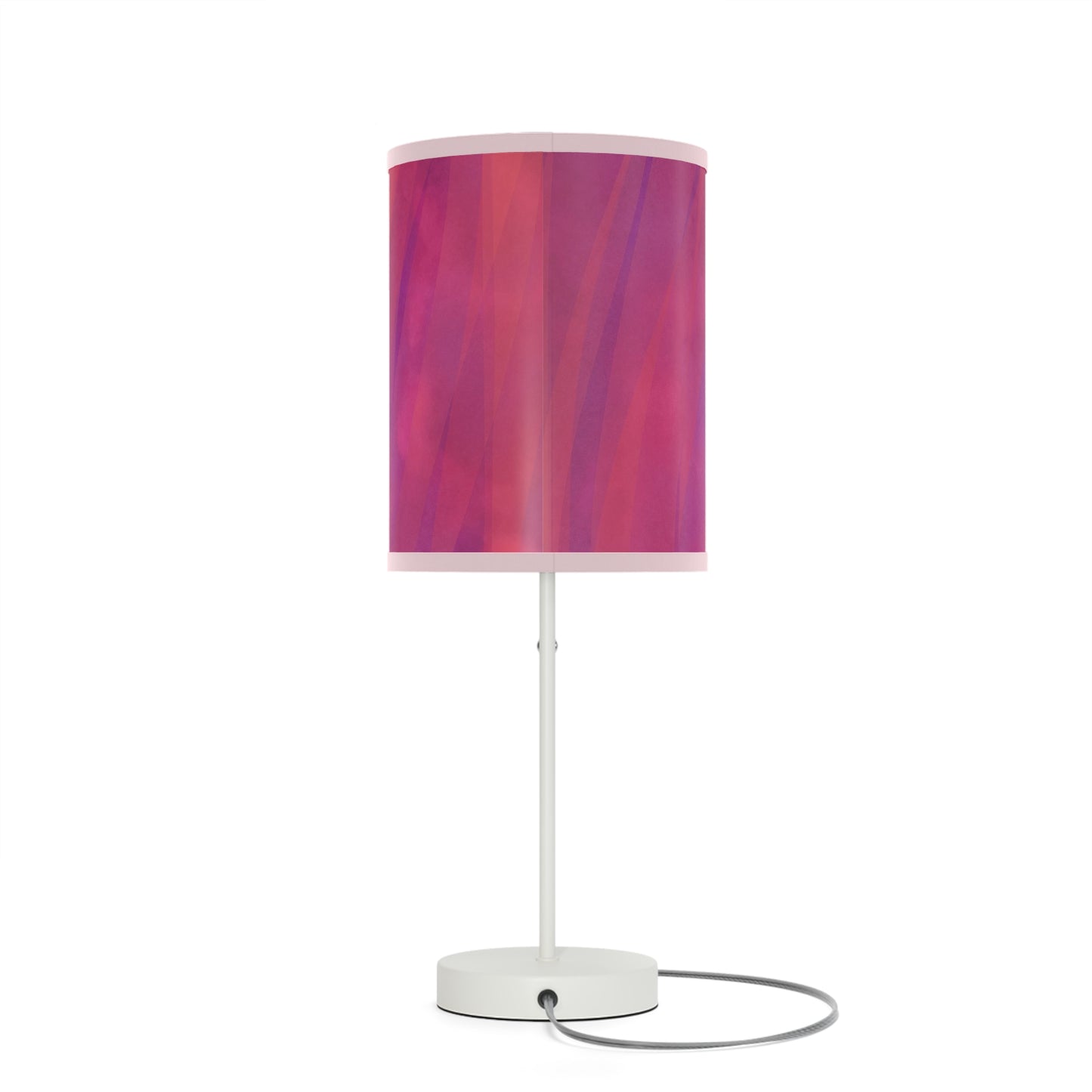 Sophia: Pink Trim; Modern Pink Gradient Table Lamp - Stylish Home Decor for Cozy Vibes
