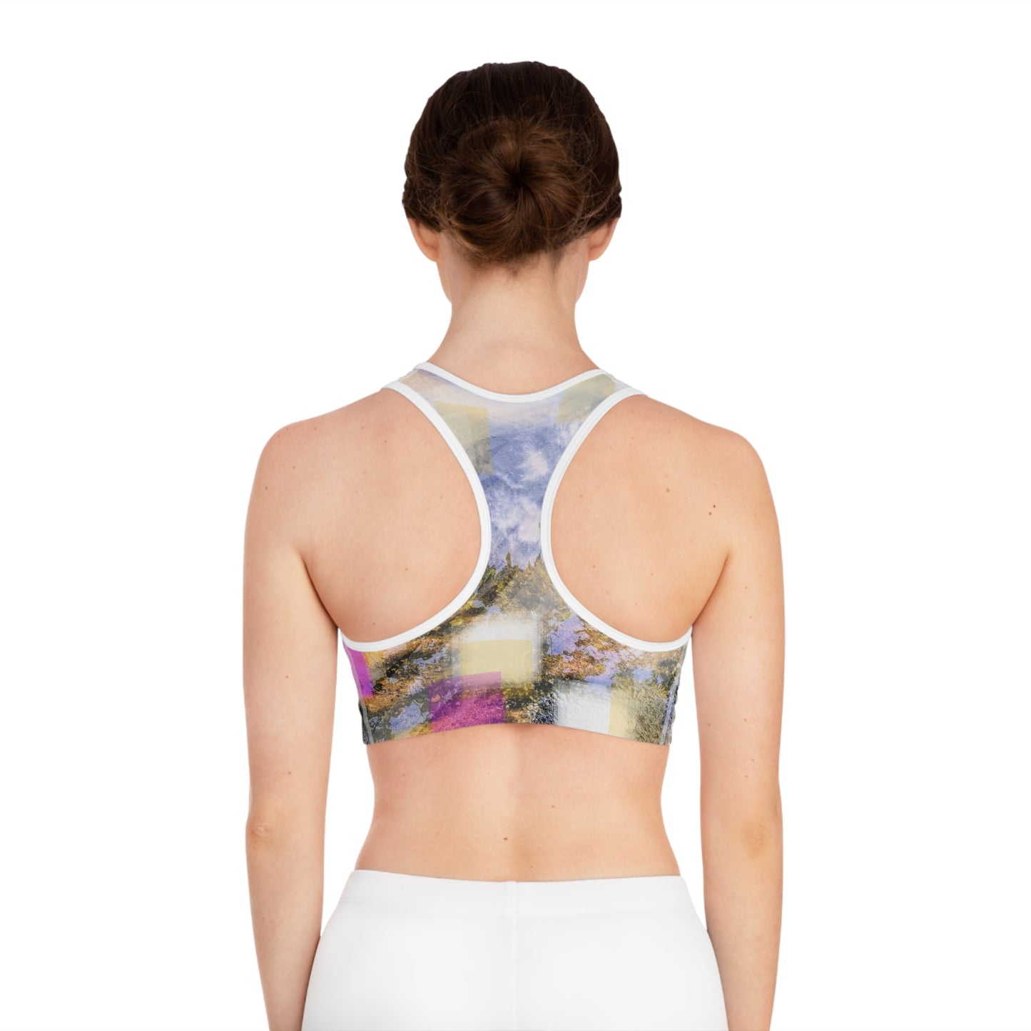 Light Bright: Sports Bra (AOP)