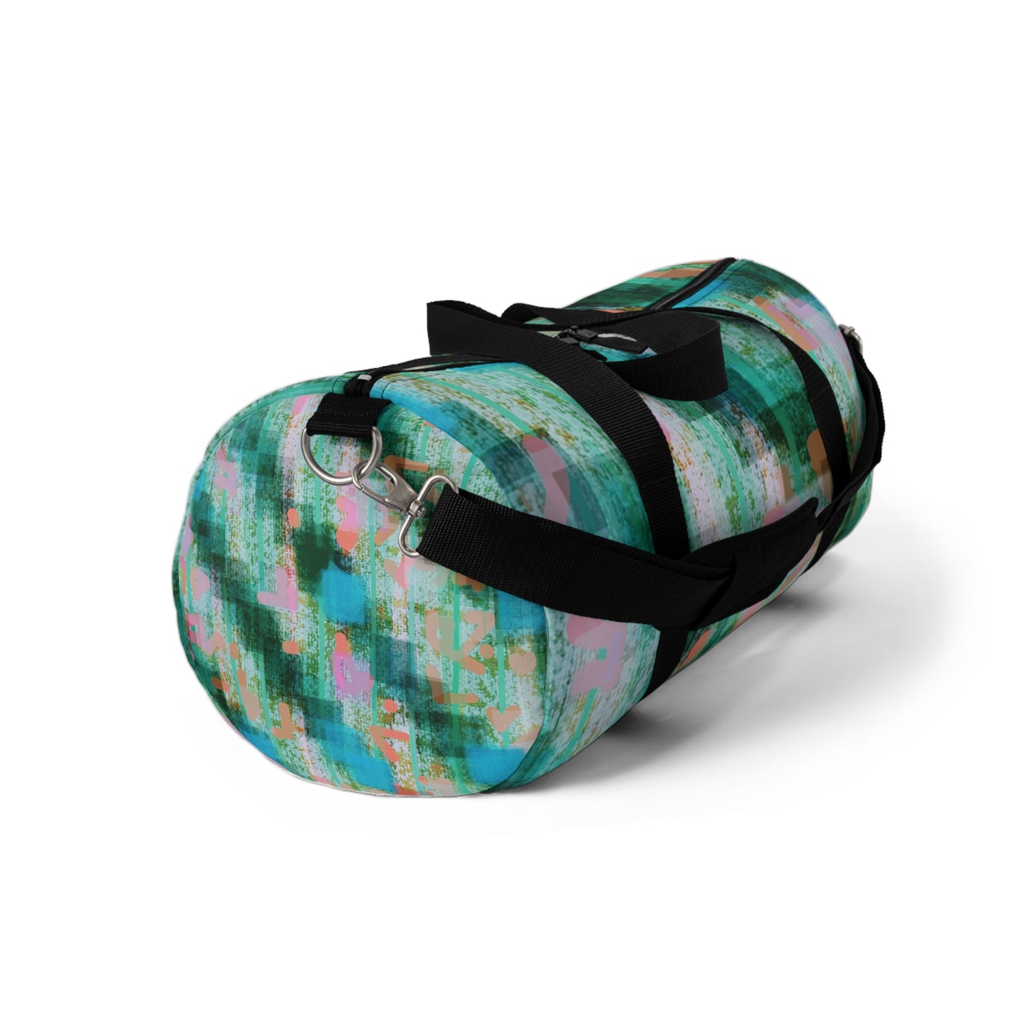 Tuesday Afternoon: Abstract Green Art Duffel Bag for Travel & Gym