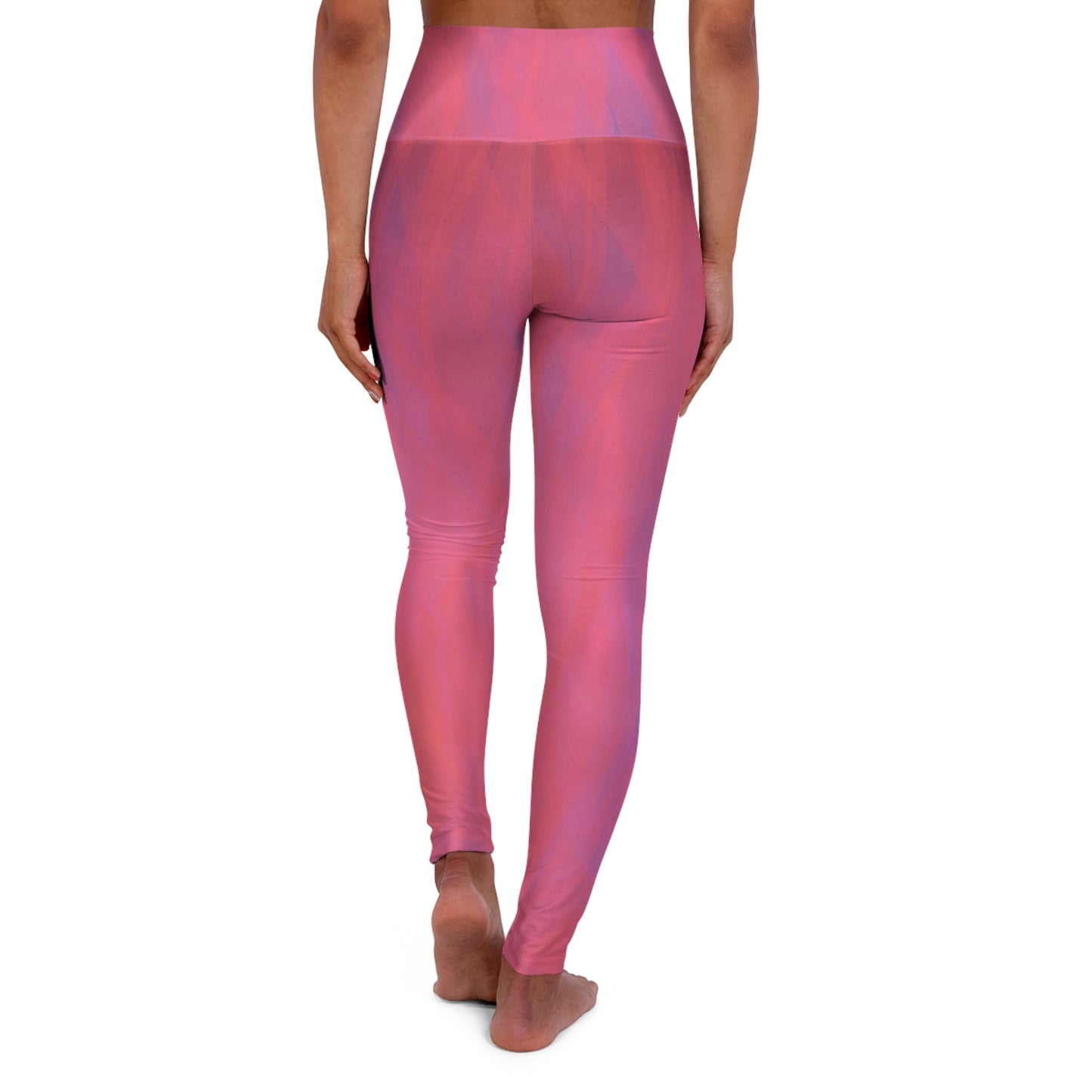 Aphrodite: High Waisted Fashion Leggings - Stylish Workout Tights, Activewear for Fitness, Comfortable Yoga Pants, Gift for Athletes, Pink Leggings, Streetwear