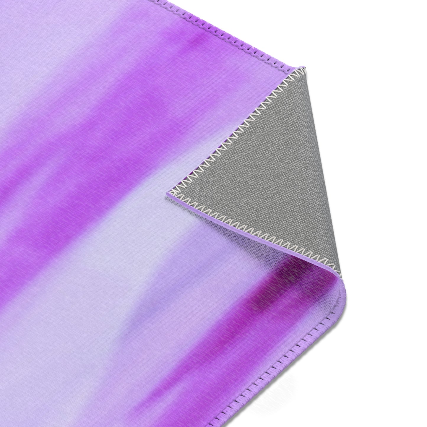 Amethyst Waves: (48"x72") Purple Ombre Area Rug, Cozy Home Decor, Living Room Accent, Modern Floor Mat, Gift for Housewarming, Boho Style Rug
