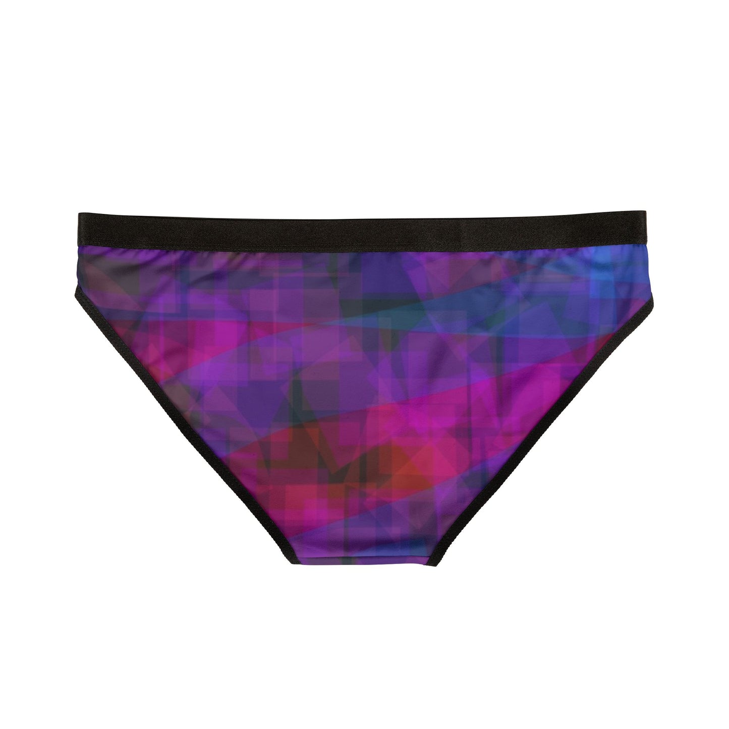 Cherry Blue: Colorful Women's Underwear Set, Vivid Bikini and Briefs, Gradient AOP Intimates, Bold Print Lingerie, Gift for Her