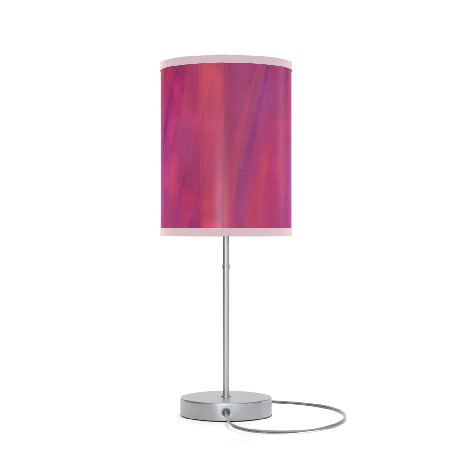 Sophia: Pink Trim; Modern Pink Gradient Table Lamp - Stylish Home Decor for Cozy Vibes
