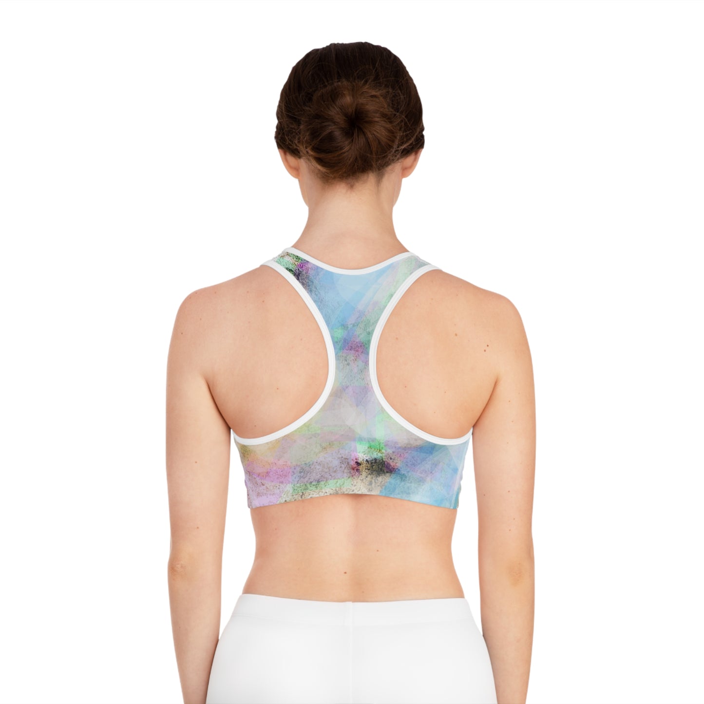 Bliss Rays I: WH Trim, Ethereal Vibrant Sports Bra, Athletic Wear, Workout Top, Fitness Apparel, Activewear for Women, Gym Essentials