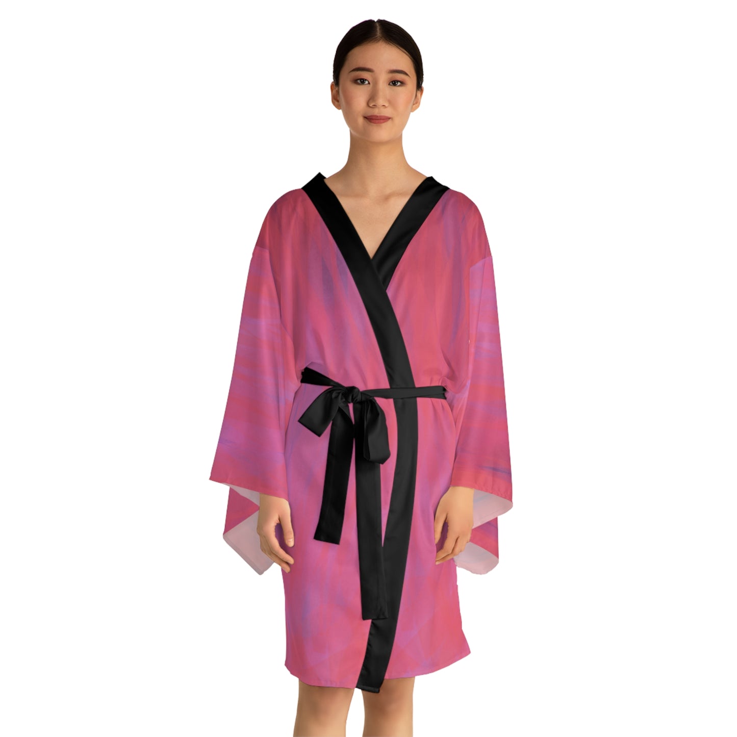 Aphrodite: Colorful Long Sleeve Kimono Robe - Perfect for Cozy Evenings and Relaxation
