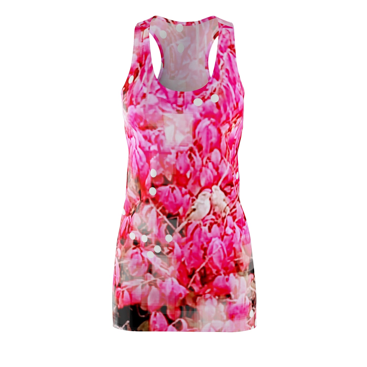 Sweet Birds: Women's Cut & Sew Racerback Dress (AOP), Nature Lovers