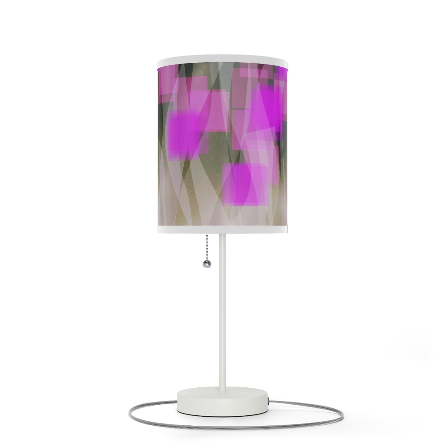 Josephine: Modern Table Lamp, Bedroom Decor, Nightstand Lighting, Home Accent, Pink Abstract Design, Warm Atmosphere, Gift for Her