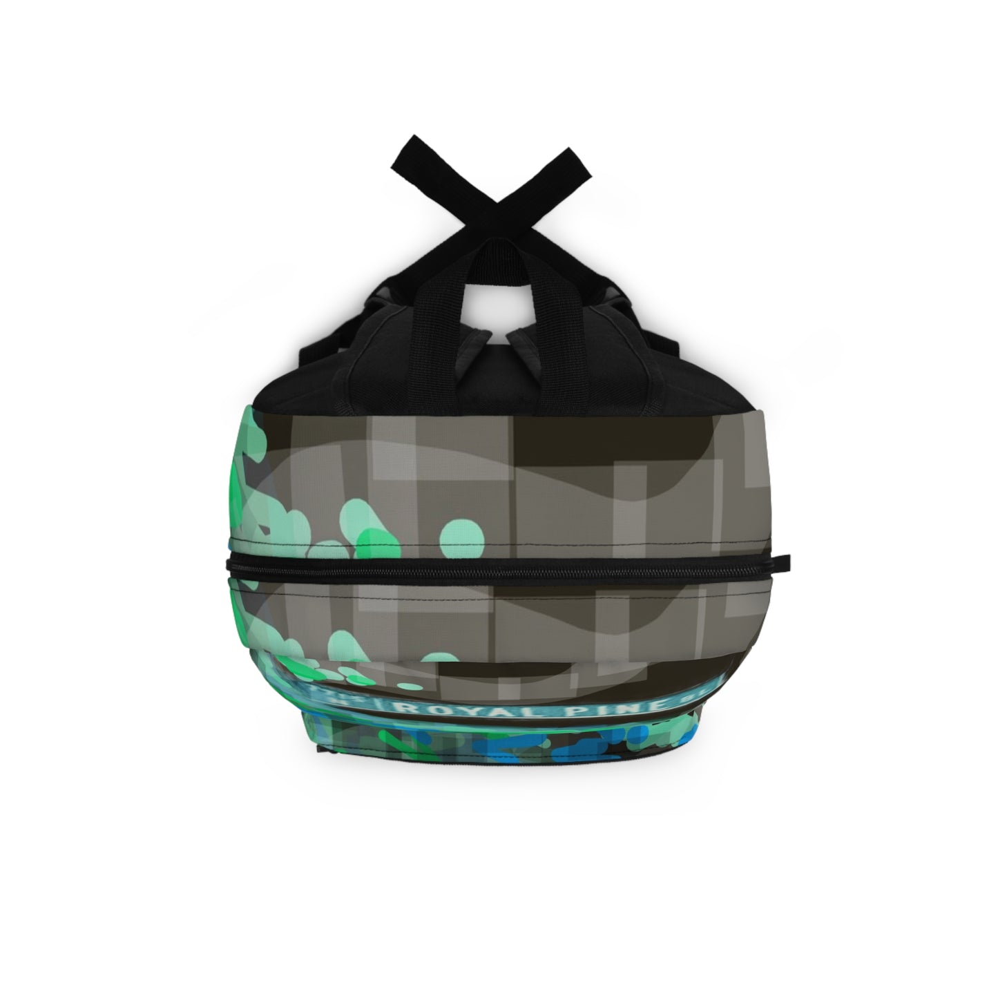 Royal Pine: Vibrant Art Backpack - Colorful Abstract Design for Everyday Adventure