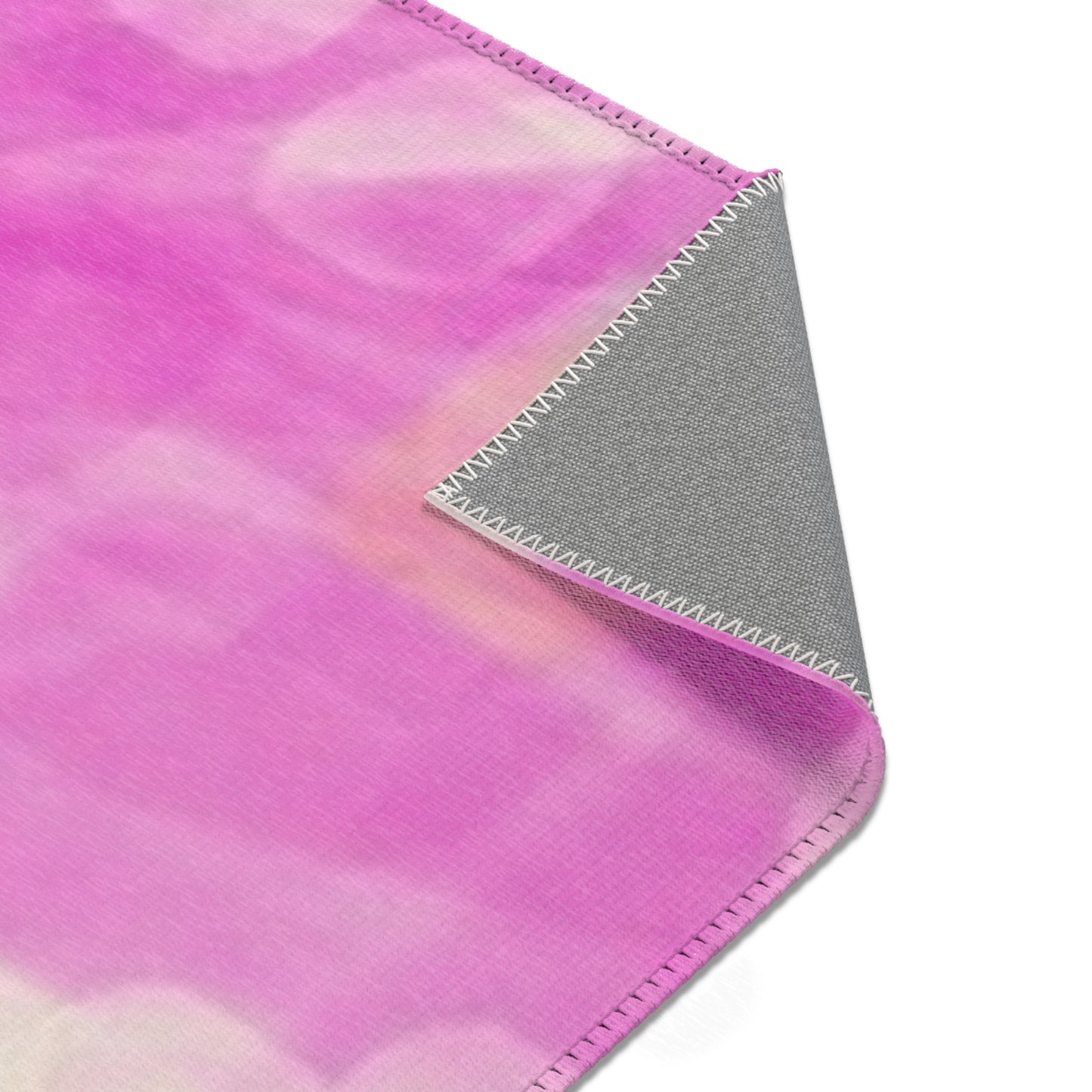 Anew: 48"x72" Pink Abstract Area Rug, Soft Floor Mat, Cozy Home Decor, Boho Style Carpet, Living Room Mat, Pink Area Rug