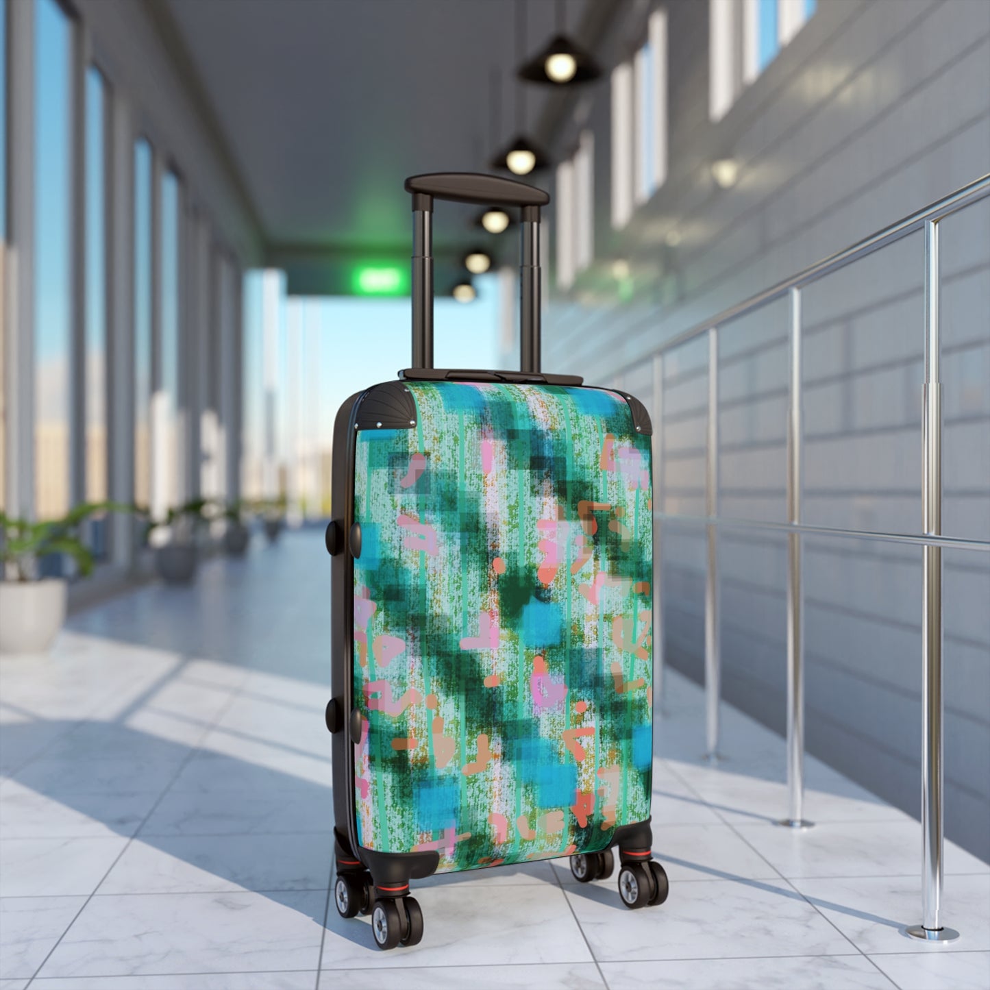 Tuesday Afternoon: Colorful Abstract Luggage Suitcase - Travel in Style