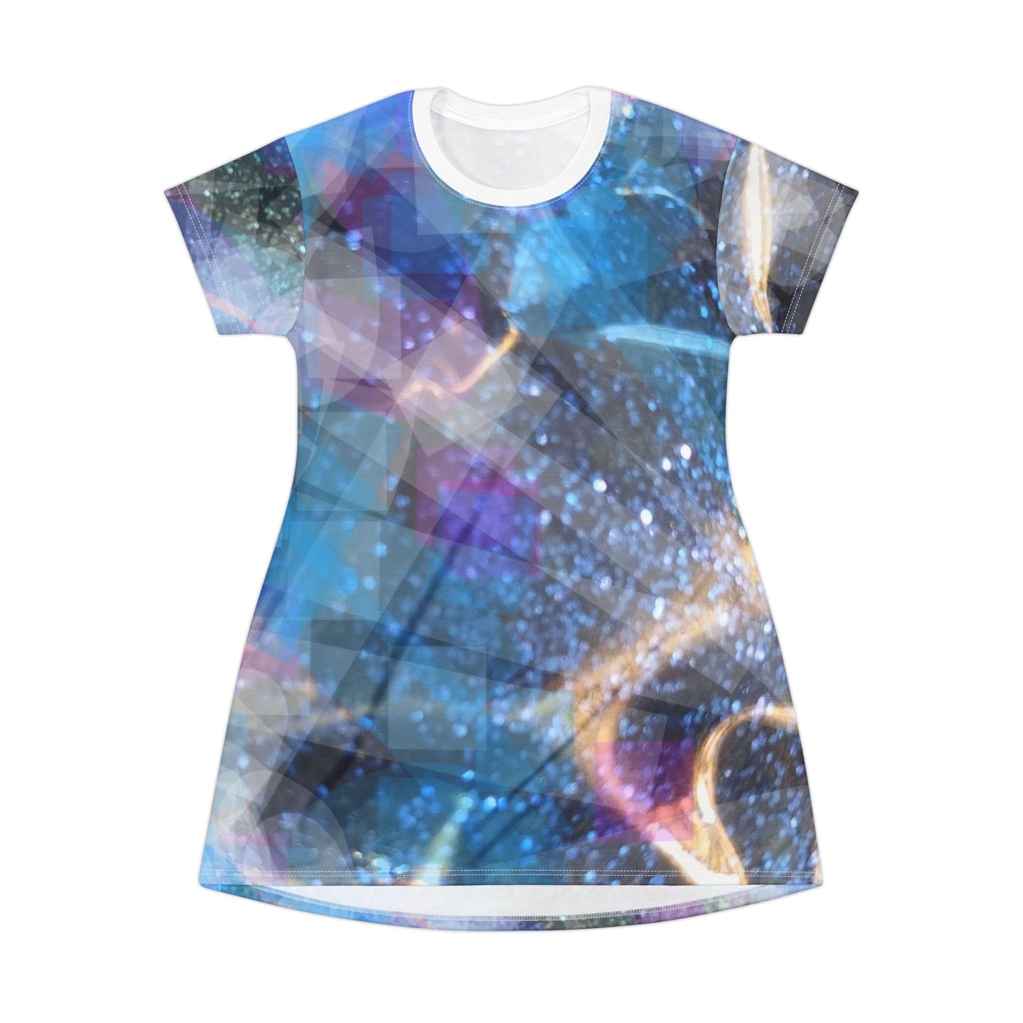 Sapphire Fuel: T-Shirt Dress (AOP)
