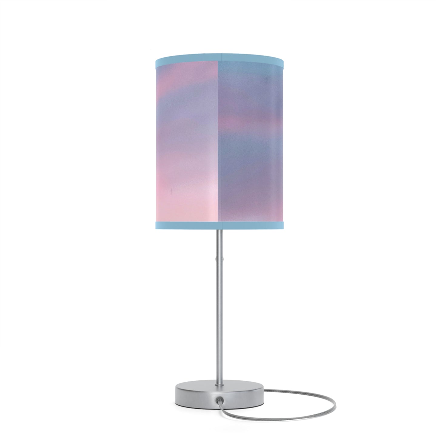 Soothing Sky: Light Blue Trim; Tranquil Sunset Table Lamp, Soft Glow Nightlight, Modern Home Décor, Perfect Gift for Housewarming, Relaxing Atmosphere, Bedroom Lighting