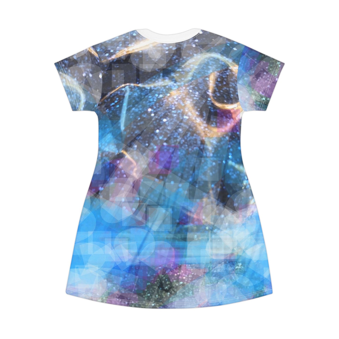 Sapphire Fuel: T-Shirt Dress (AOP)