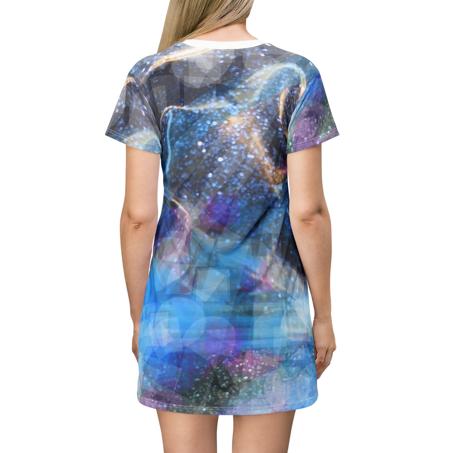Sapphire Fuel: T-Shirt Dress (AOP)