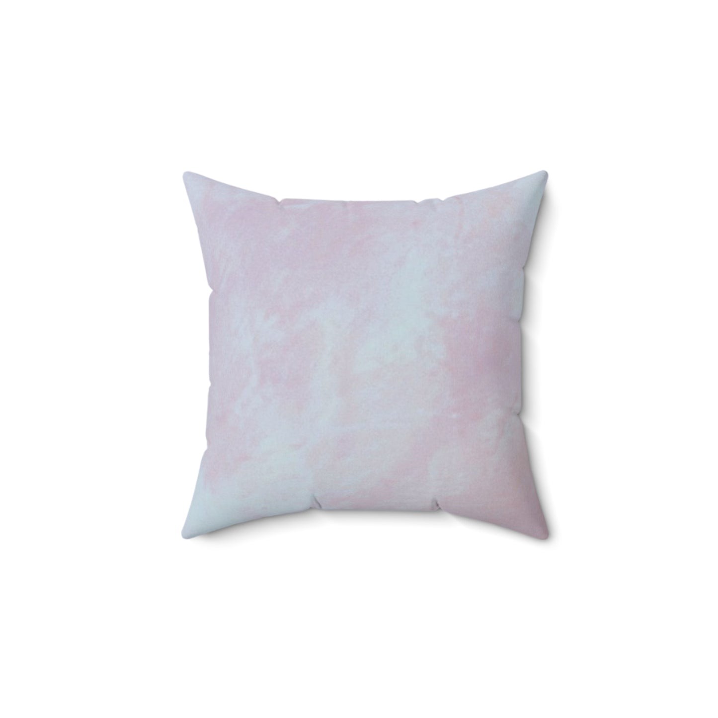 Summit of Love: (14"x14") Pastel Faux Suede Square Pillow, Decorative Cushion, Soft Home Accent, Cozy Gift, Modern Living Room Decor, Birthday or Housewarming